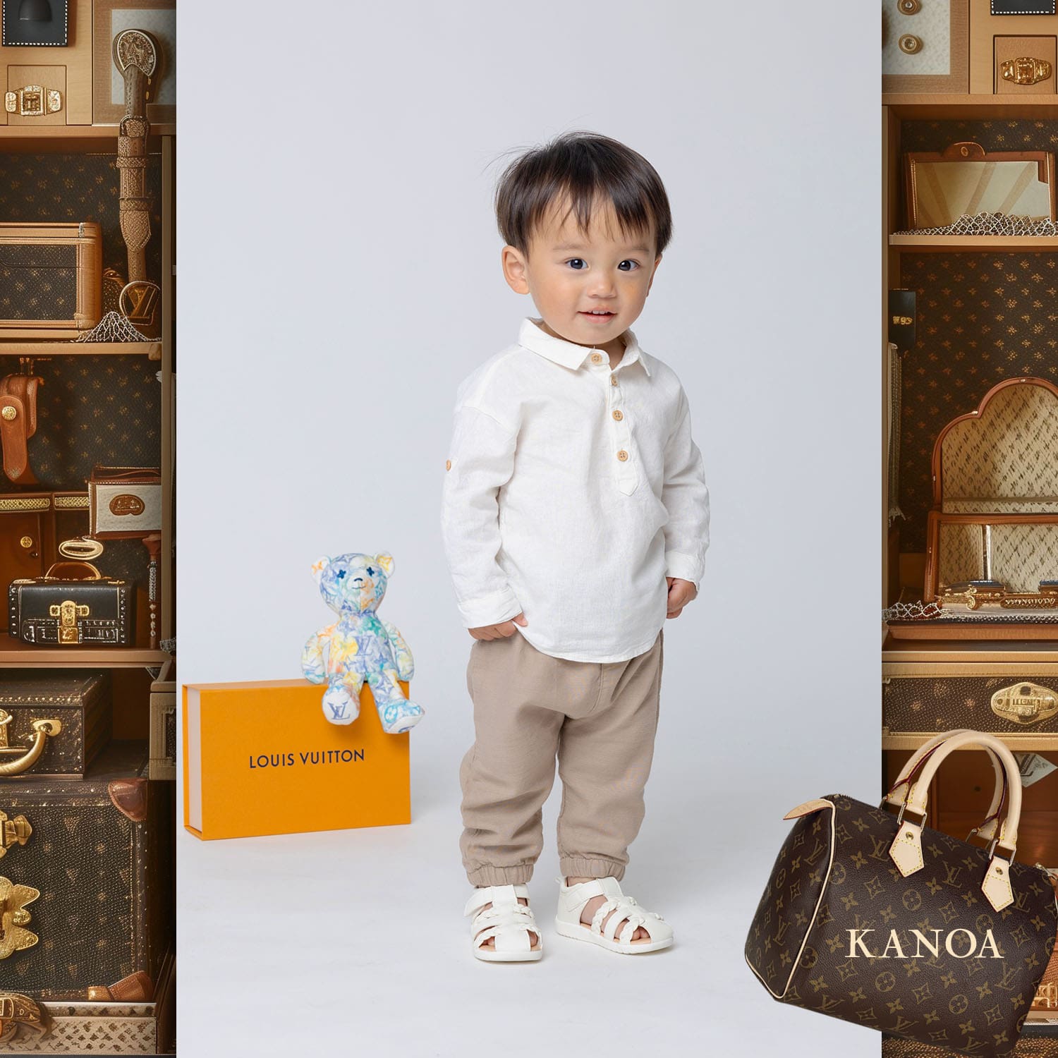 065 Kids Tokei on Runway Magazine World Kids Audition 2024 Louis Vuitton