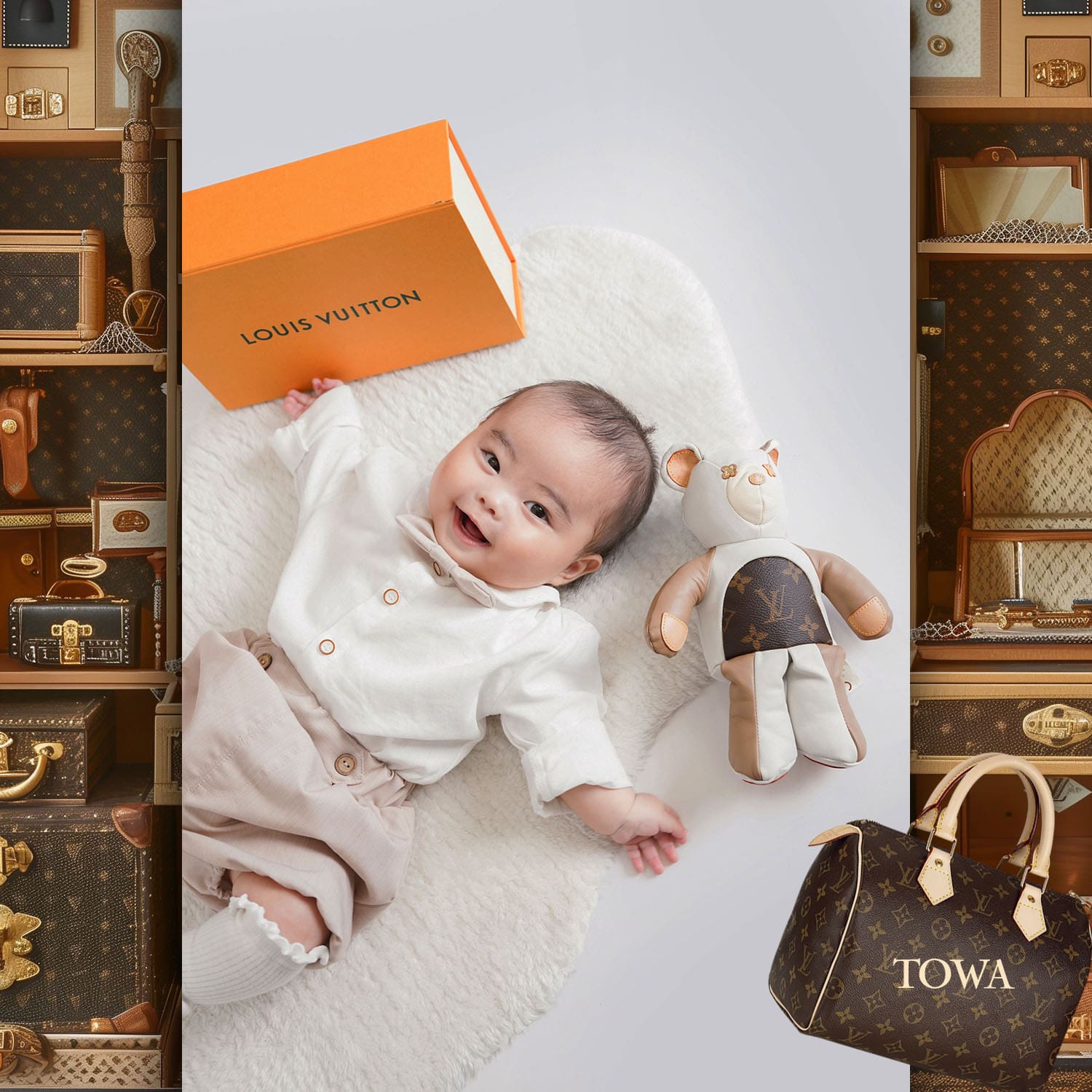 066 Kids Tokei on Runway Magazine World Kids Audition 2024 Louis Vuitton