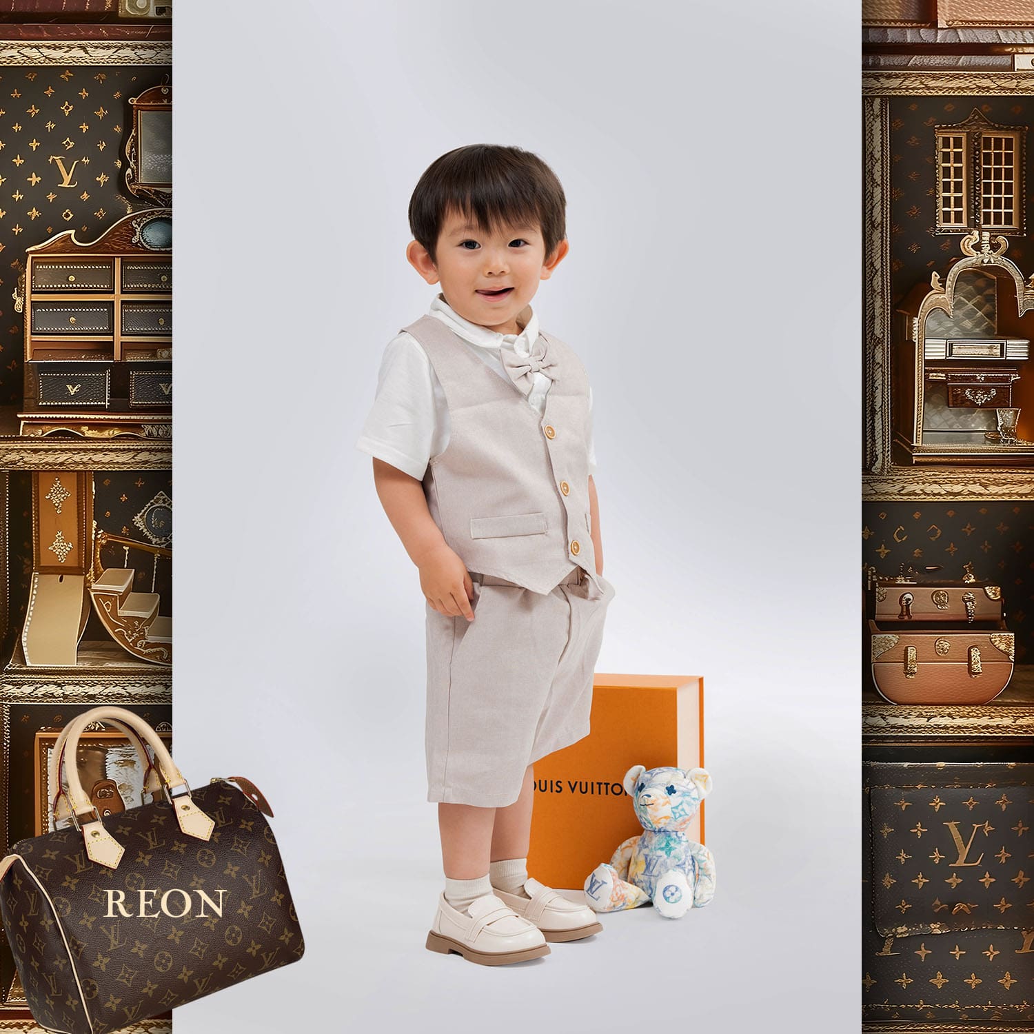 072 Kids Tokei on Runway Magazine World Kids Audition 2024 Louis Vuitton