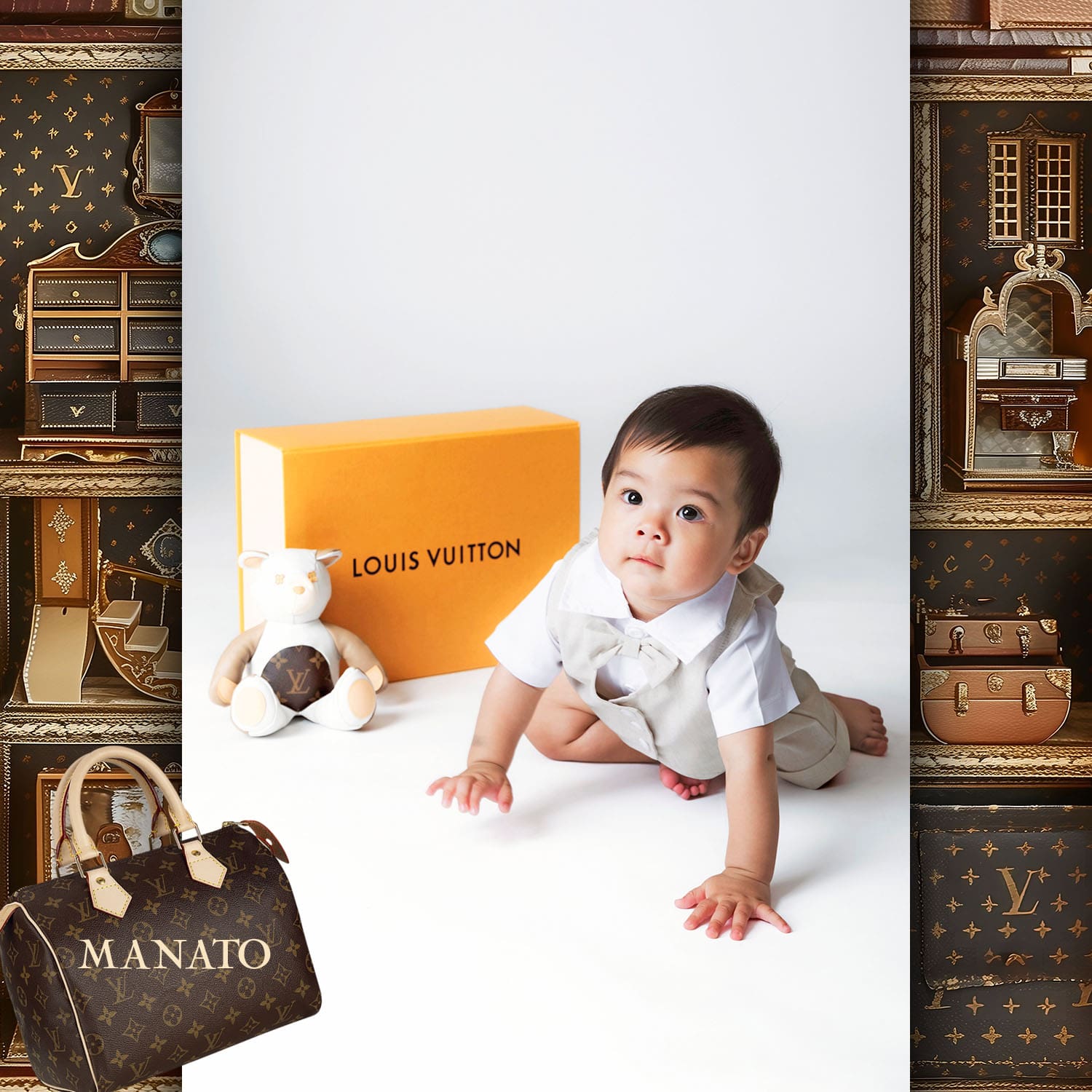 074 Kids Tokei on Runway Magazine World Kids Audition 2024 Louis Vuitton