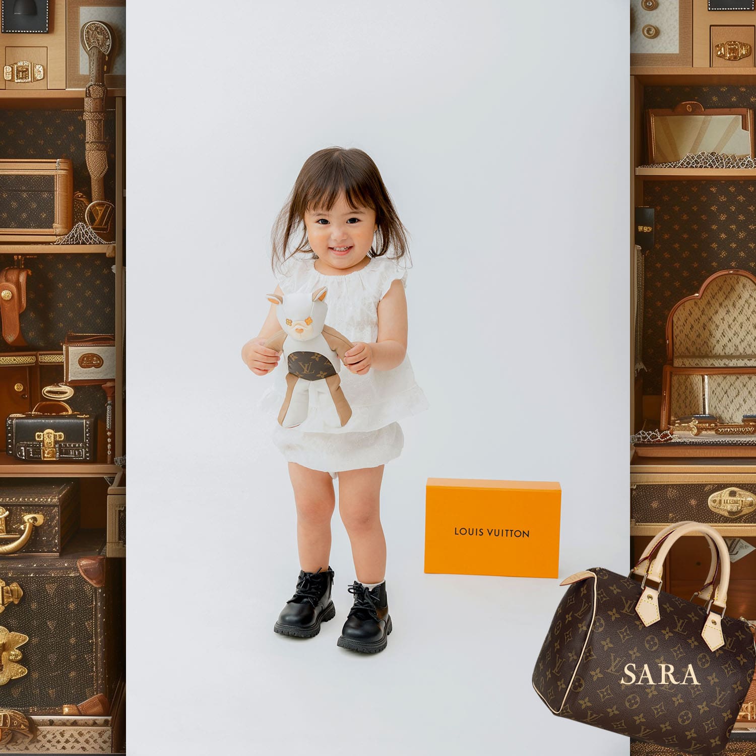 075 Kids Tokei on Runway Magazine World Kids Audition 2024 Louis Vuitton