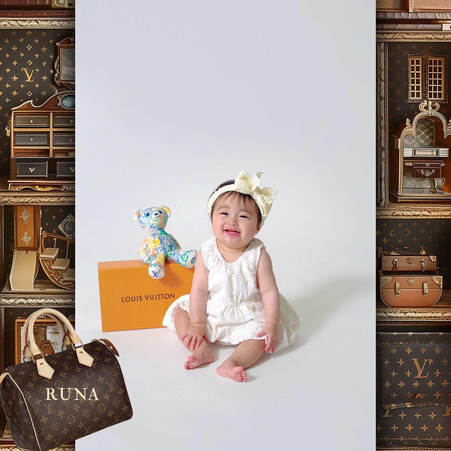 078 Kids Tokei on Runway Magazine World Kids Audition 2024 Louis Vuitton