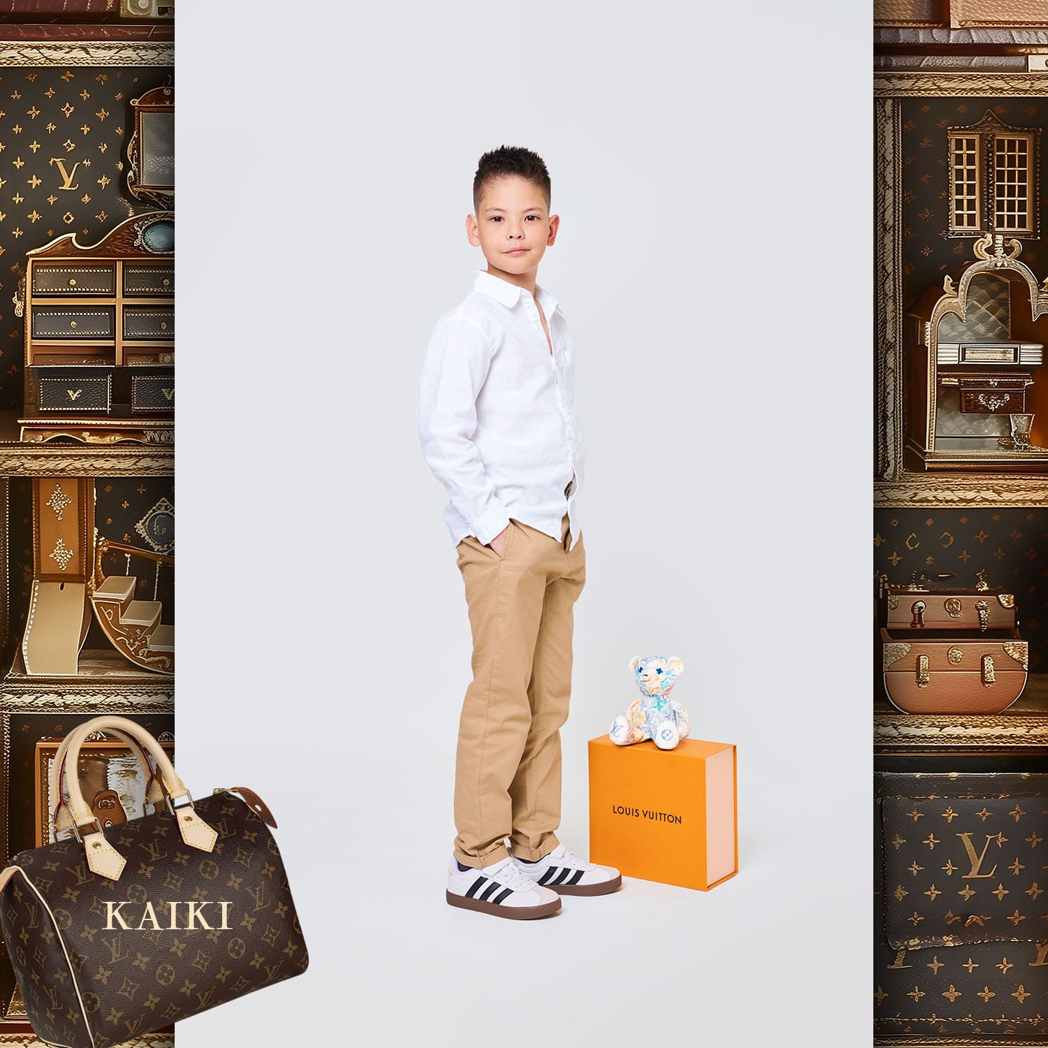089 Kids Tokei on Runway Magazine World Kids Audition 2024 Louis Vuitton