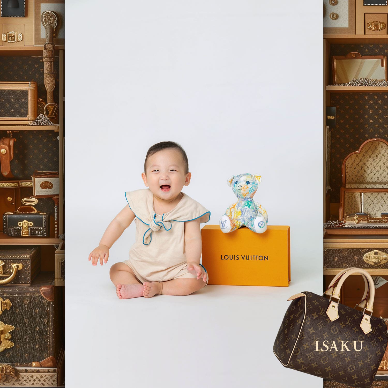 090 Kids Tokei on Runway Magazine World Kids Audition 2024 Louis Vuitton