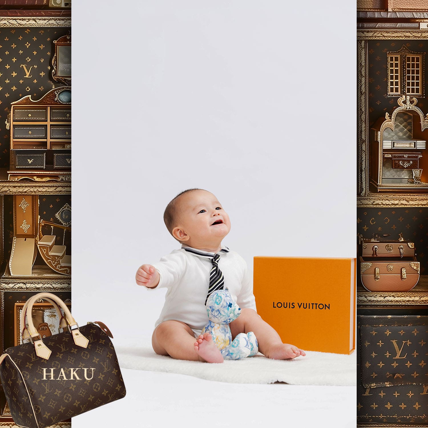 091 Kids Tokei on Runway Magazine World Kids Audition 2024 Louis Vuitton