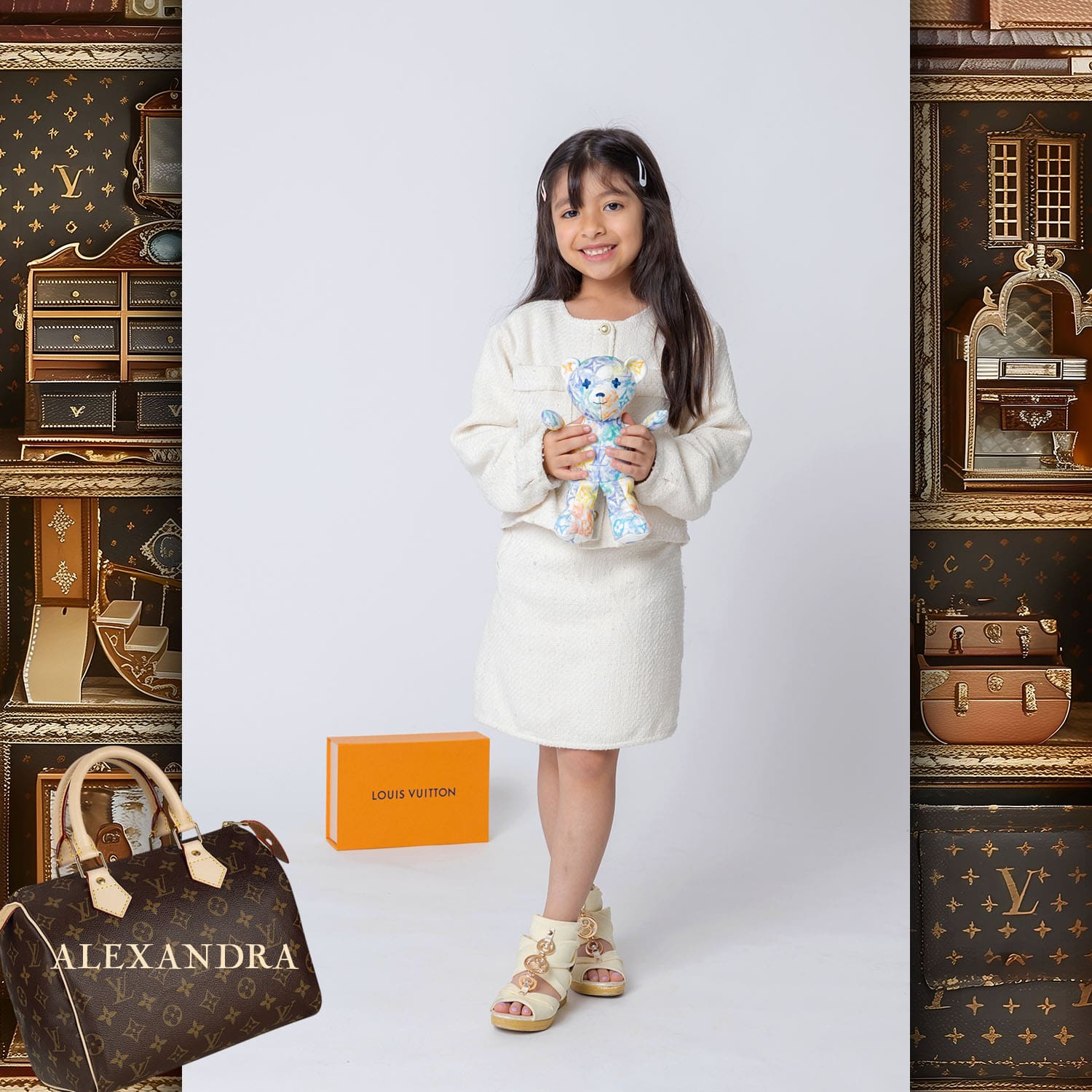 093 Kids Tokei on Runway Magazine World Kids Audition 2024 Louis Vuitton