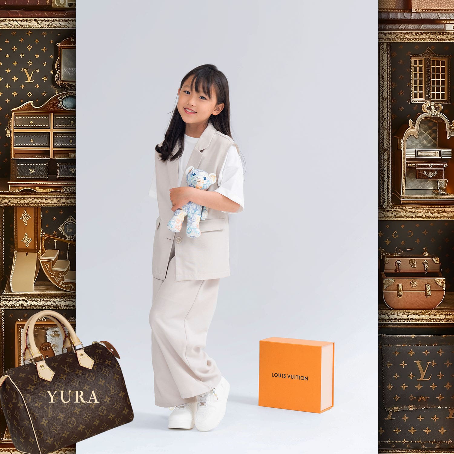 094 Kids Tokei on Runway Magazine World Kids Audition 2024 Louis Vuitton