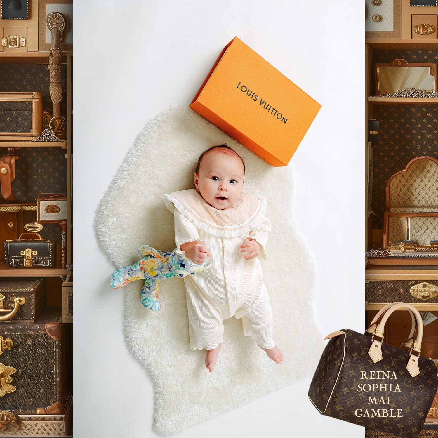 095 Kids Tokei on Runway Magazine World Kids Audition 2024 Louis Vuitton