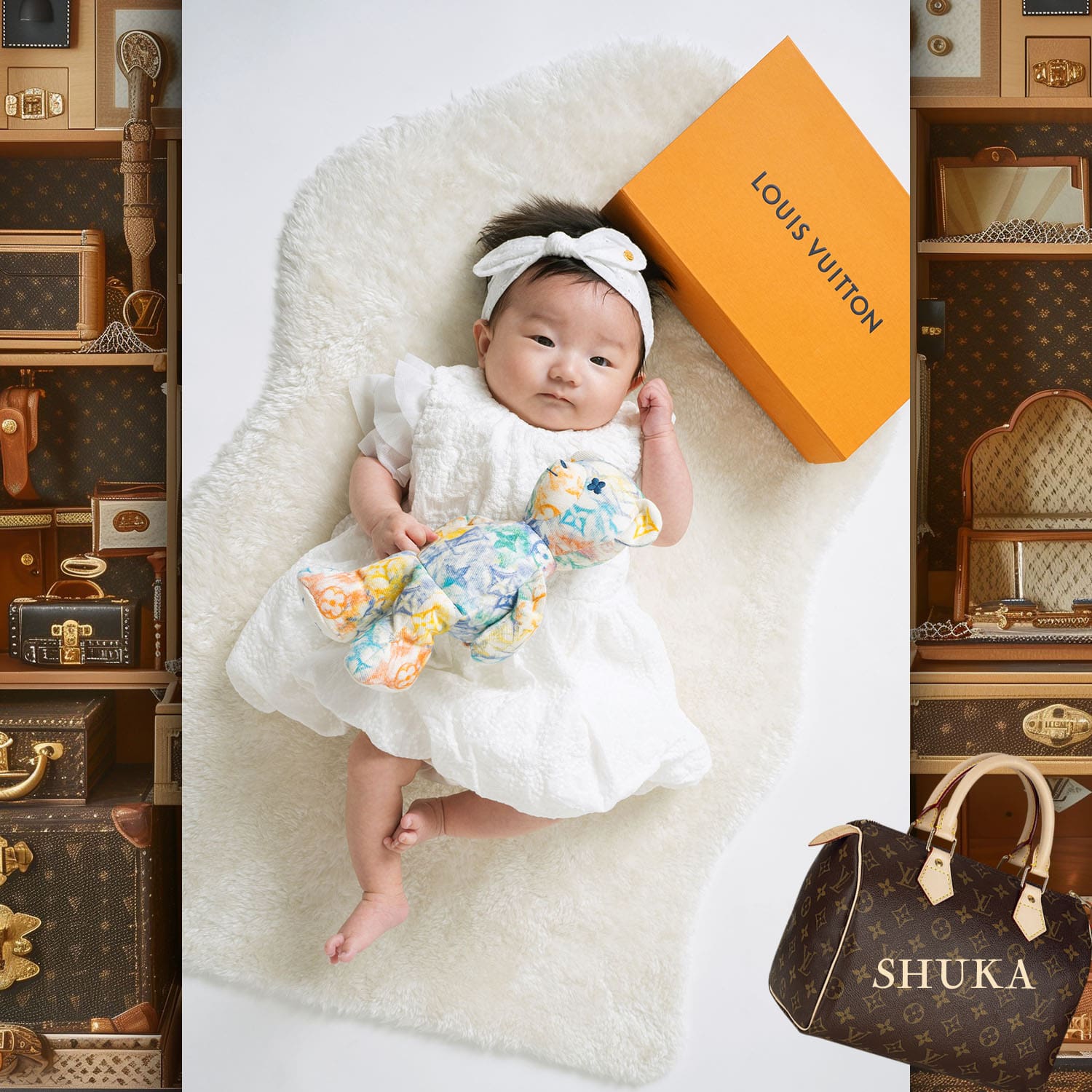 098 Kids Tokei on Runway Magazine World Kids Audition 2024 Louis Vuitton