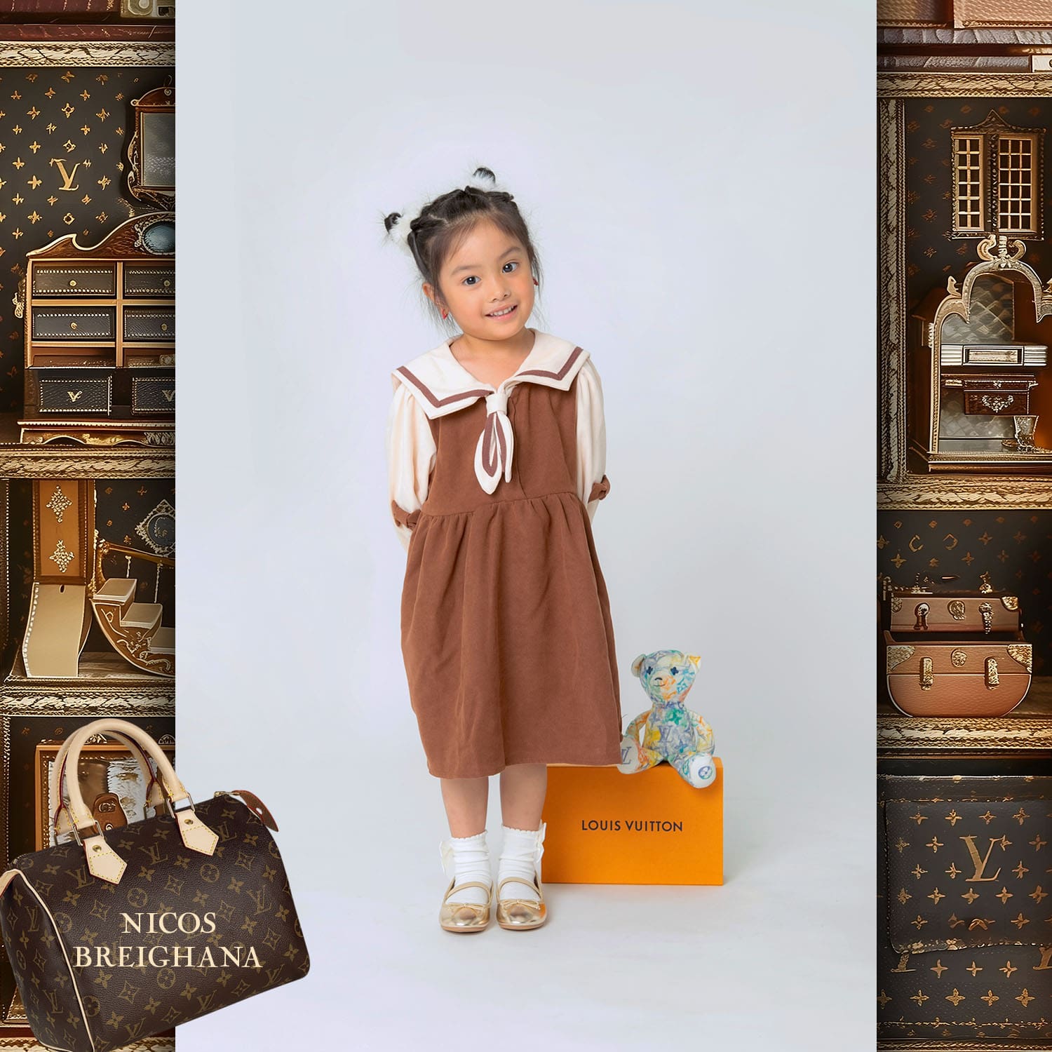 103 Kids Tokei on Runway Magazine World Kids Audition 2024 Louis Vuitton