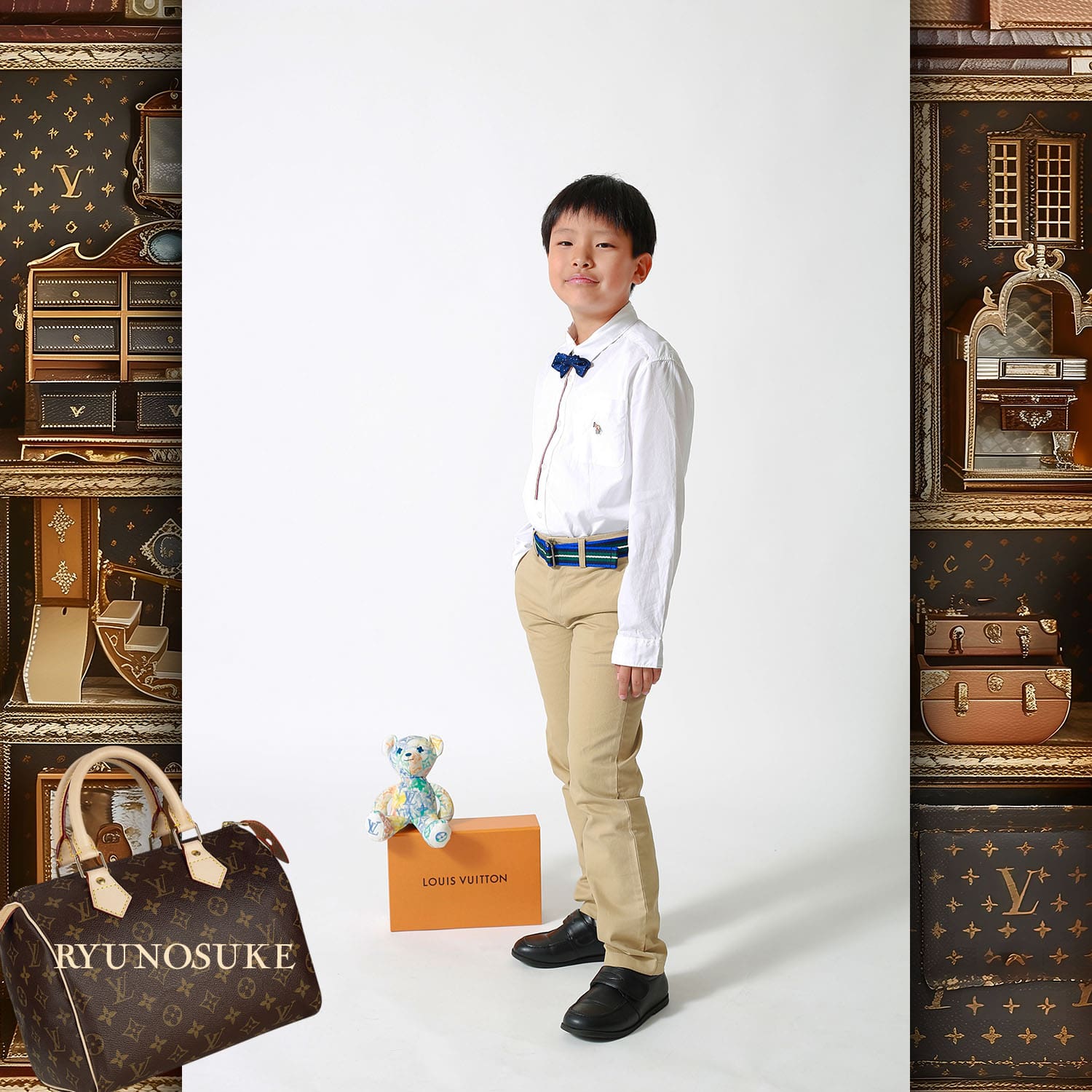 148 キッズ時計音 Runway 雑誌ワールドキッズオーディション 2024 ルイ・ヴィトン