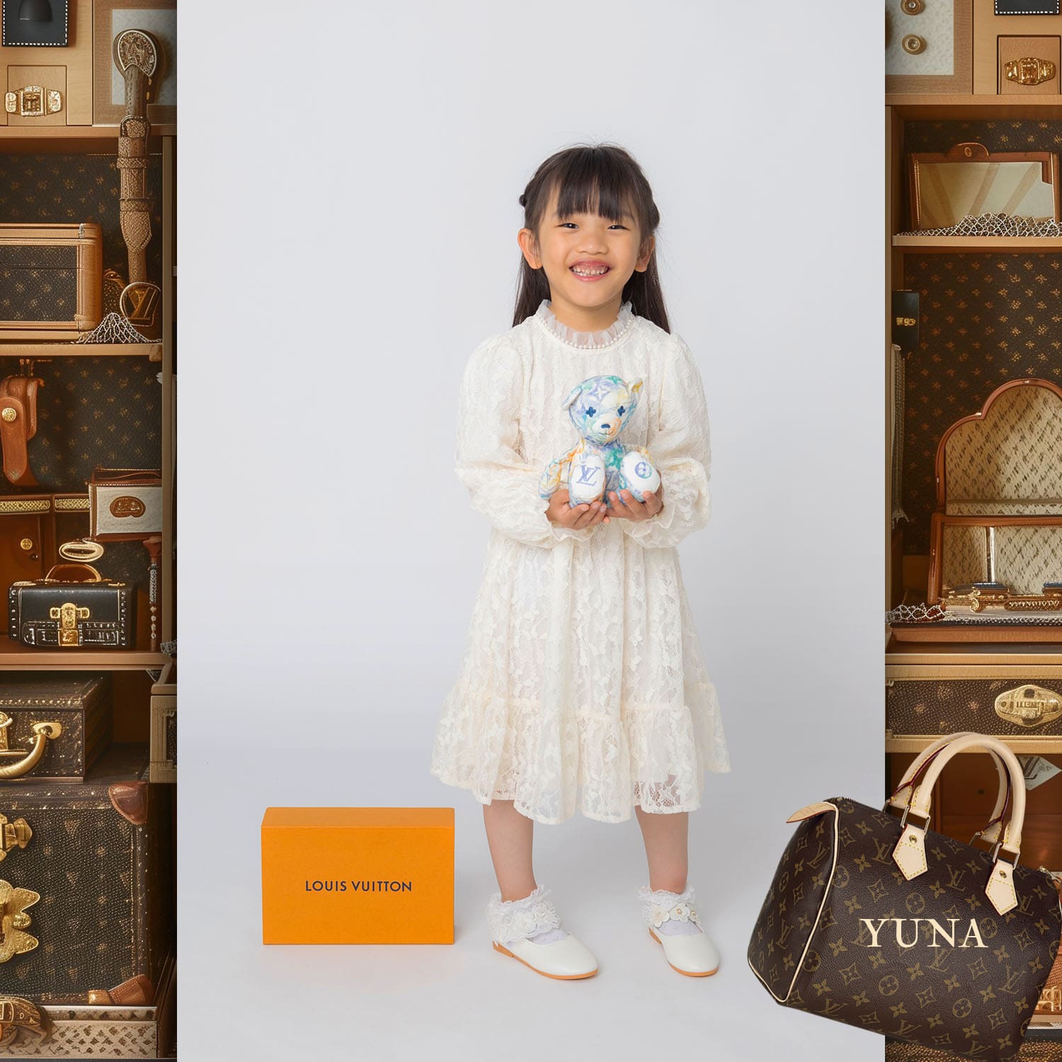 156 キッズ時計音 Runway 雑誌ワールドキッズオーディション 2024 ルイ・ヴィトン