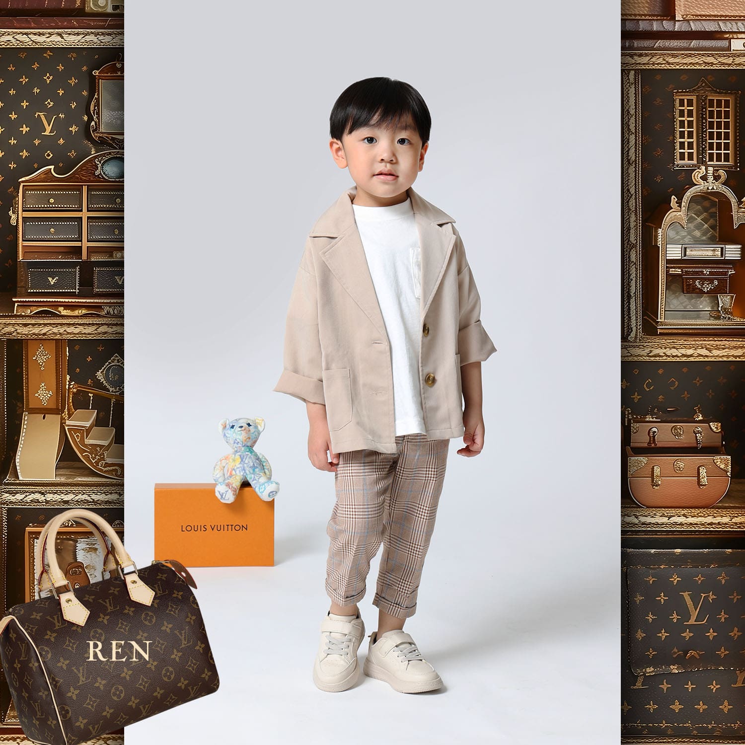 157 キッズ時計音 Runway 雑誌ワールドキッズオーディション 2024 ルイ・ヴィトン