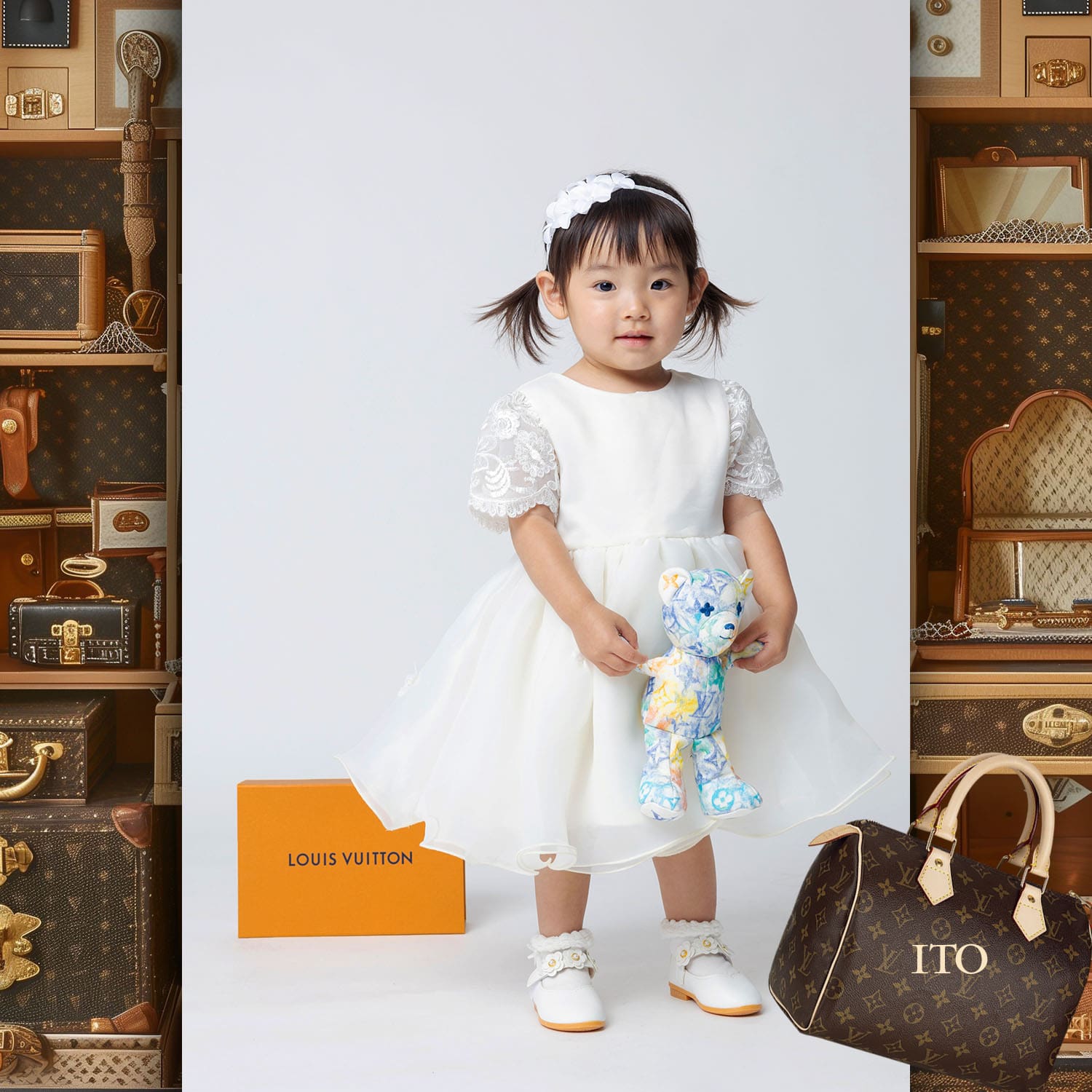 175 キッズ時計音 Runway 雑誌ワールドキッズオーディション 2024 ルイ・ヴィトン