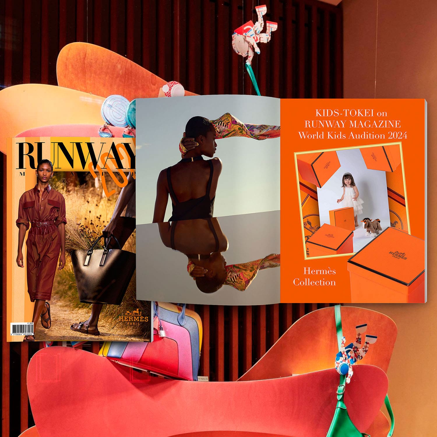 Kinder Tokei an RUNWAY MAGAZIN Vol9 2024 6