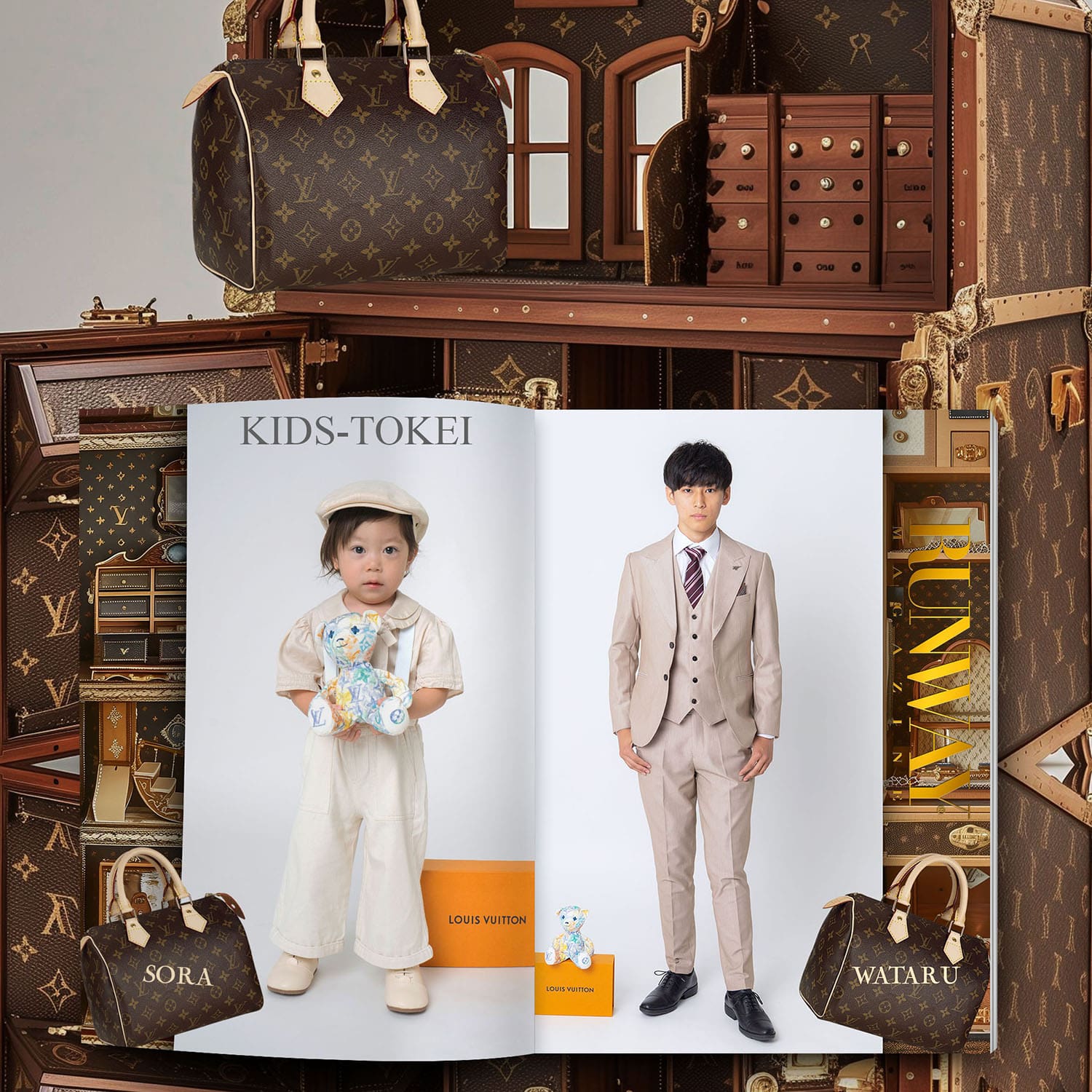 Kids Tokei on Runway Magazine Vol5 2024 4