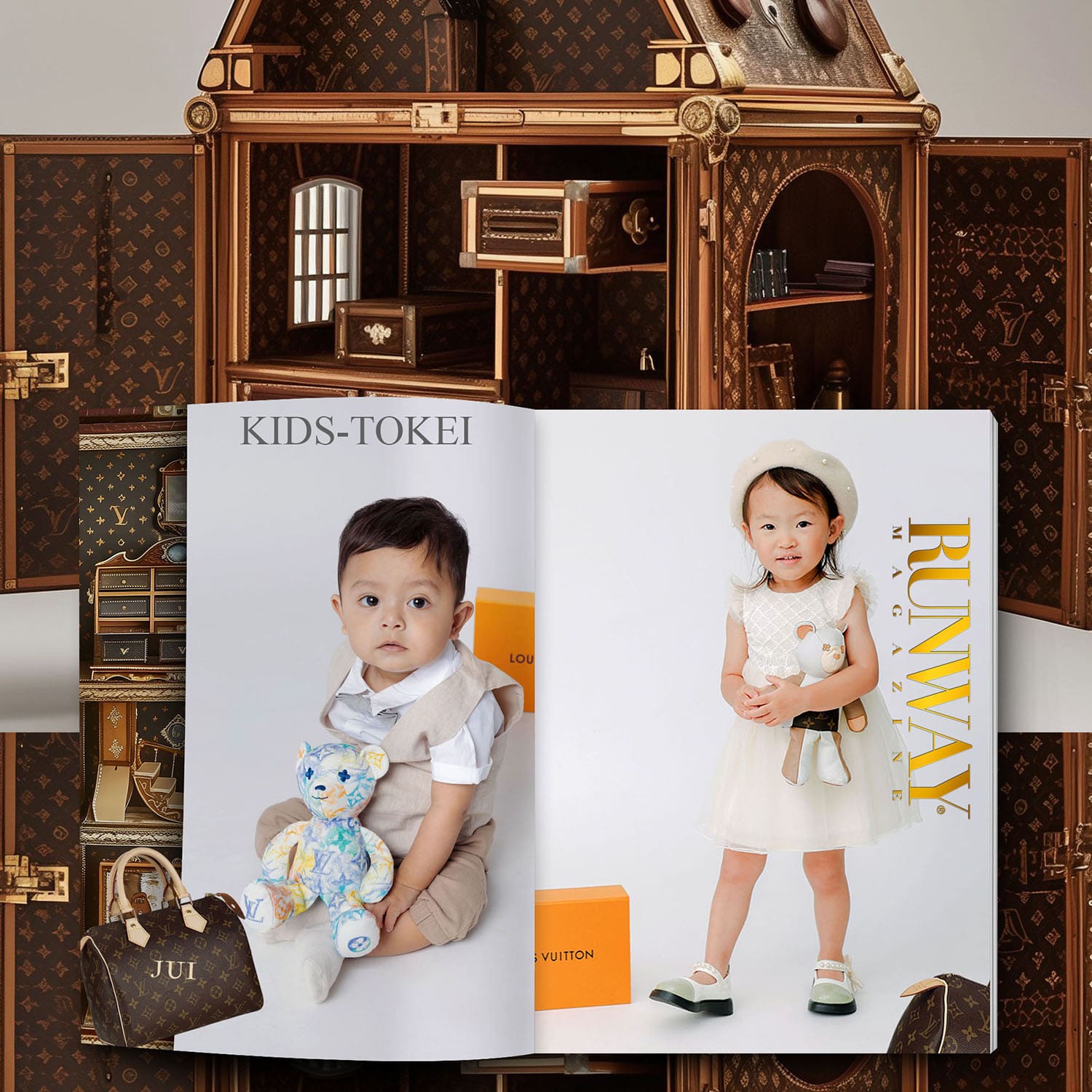 Kids Tokei on Runway Magazine Vol5 2024 5