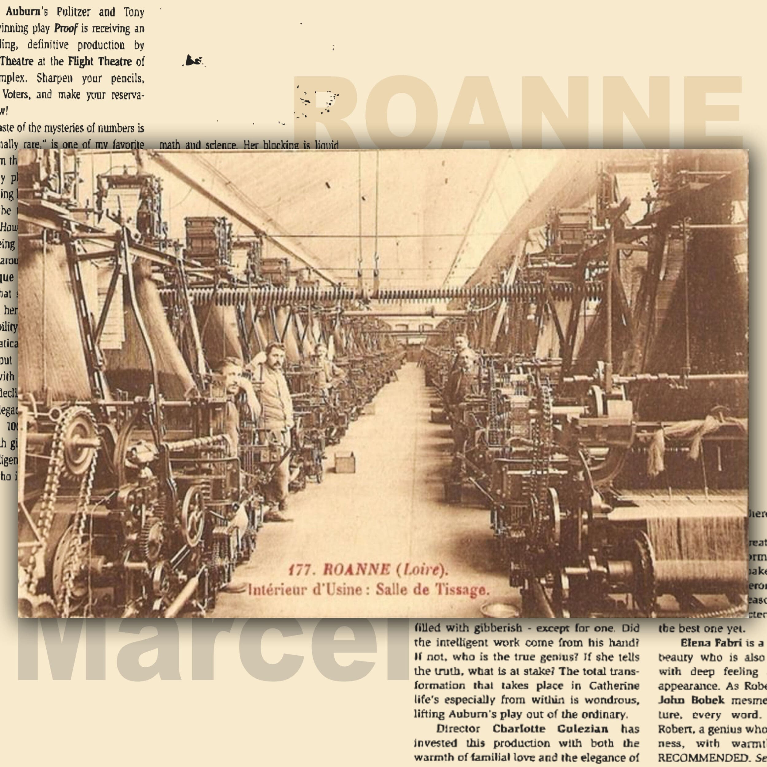 Roanne Loire Manufacture Origin and History of the marcel or tank top