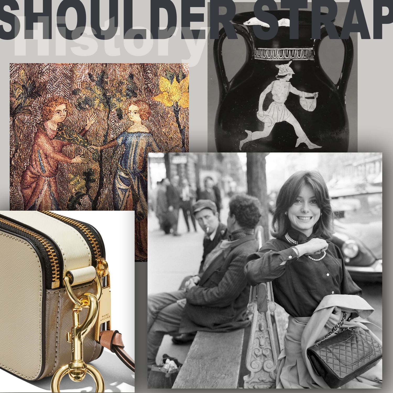 Die Evolution des Schultergurtes für Handtaschen von Runway 6 Magazin