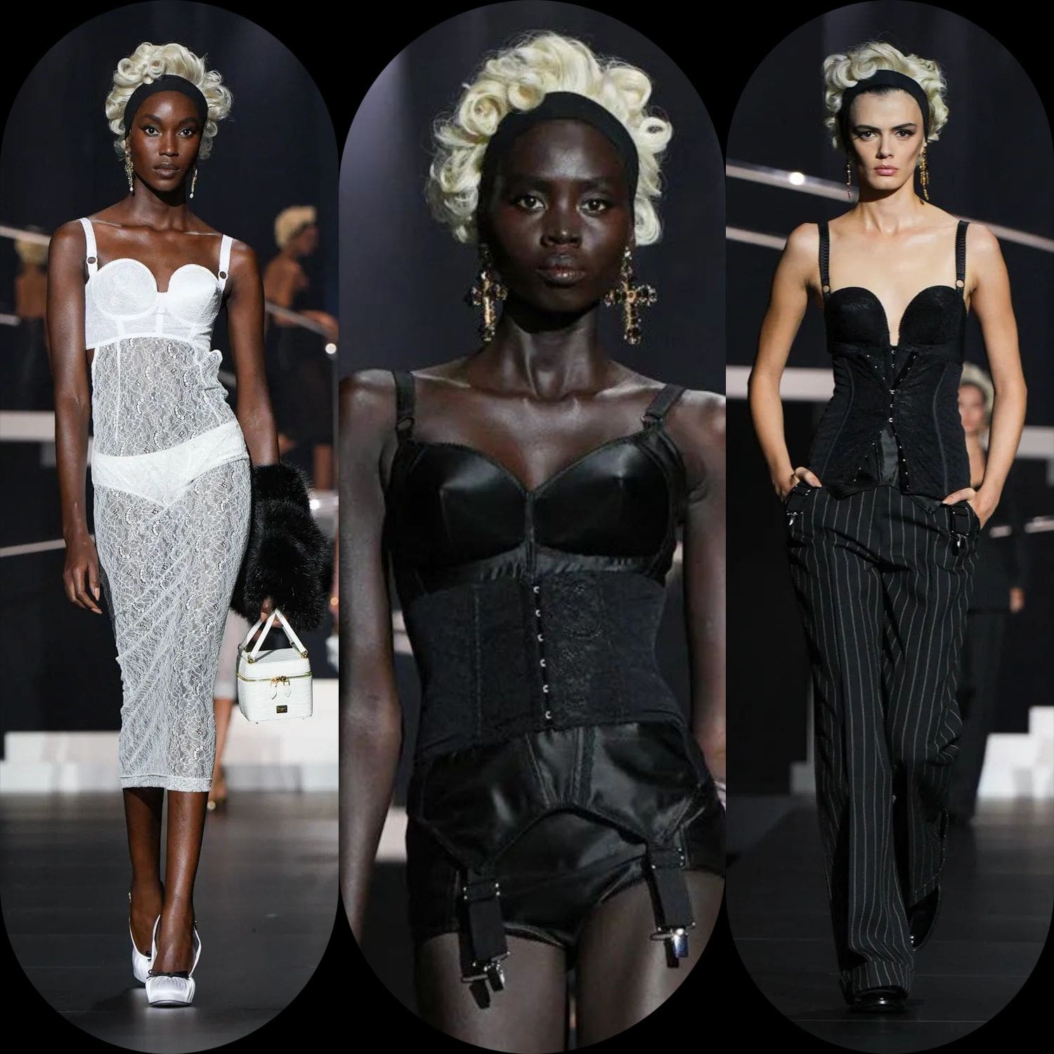 3 ドルチェ ガッバーナ 2025 春夏 Runway ゴルチエとマドンナへのオマージュ