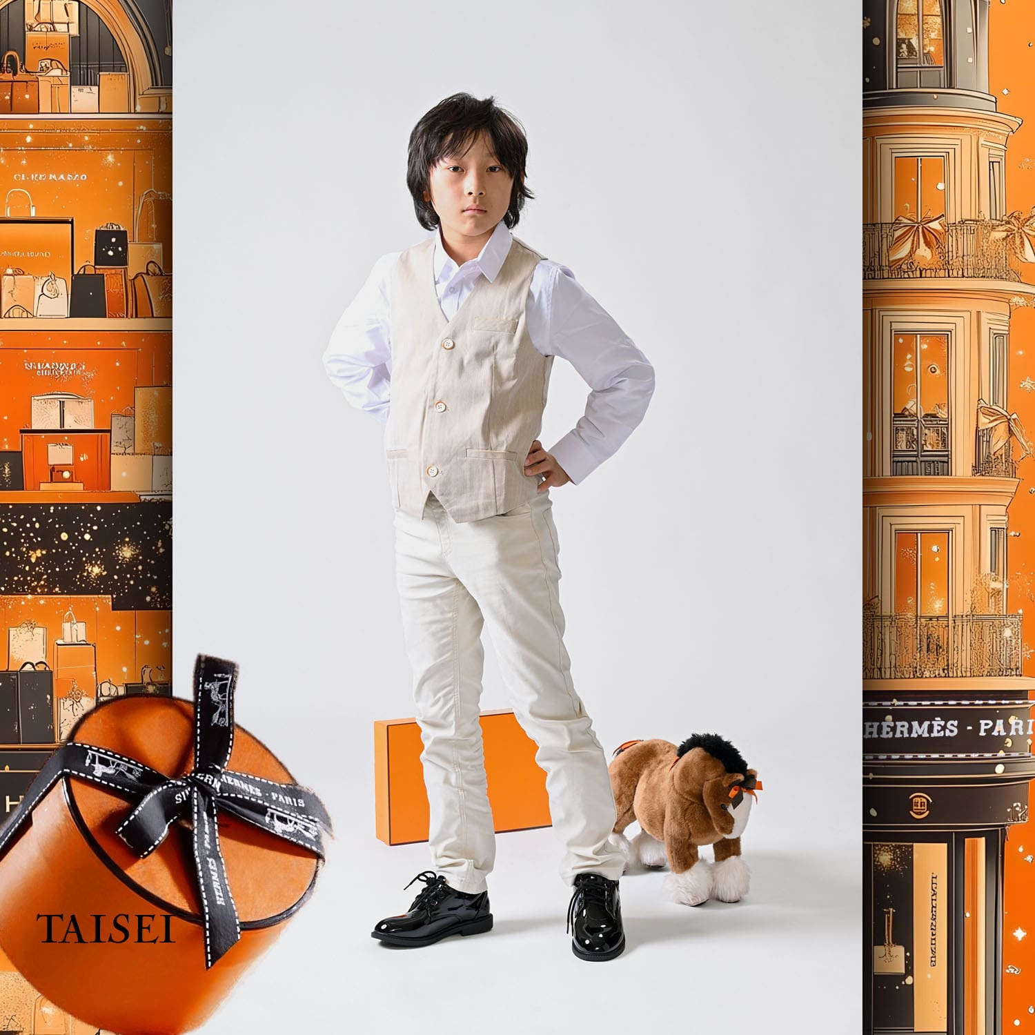 078 Kids Tokei on Runway Magazine World Kids Audition 2024 Vol8