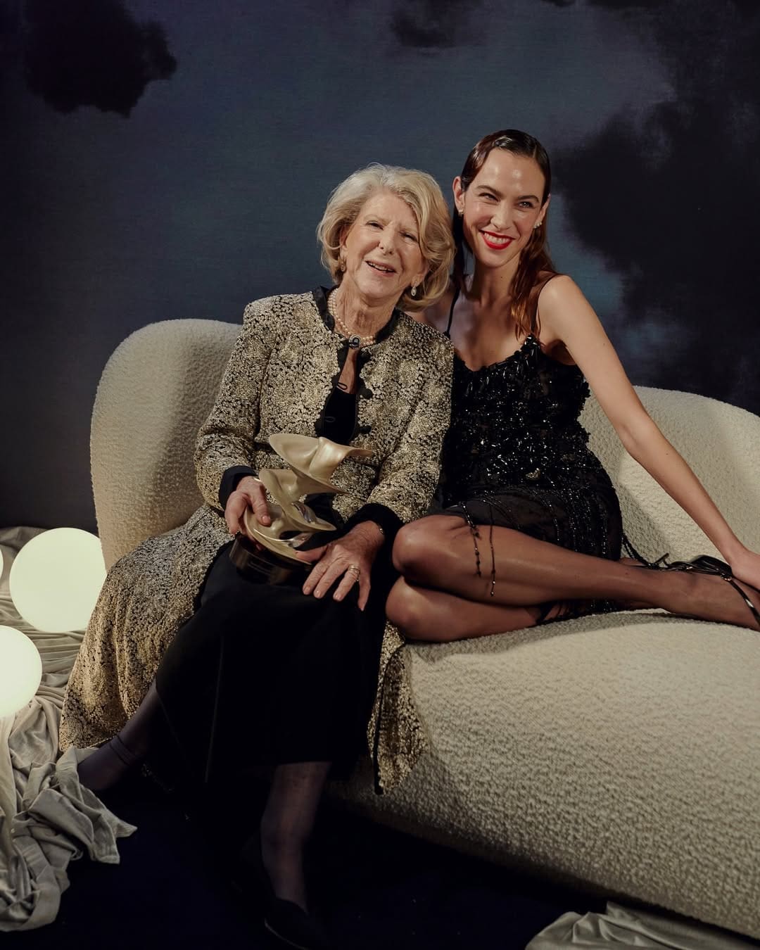 Dame Margaret Barbour won BFC Award 2024 presented by Alexa Chung