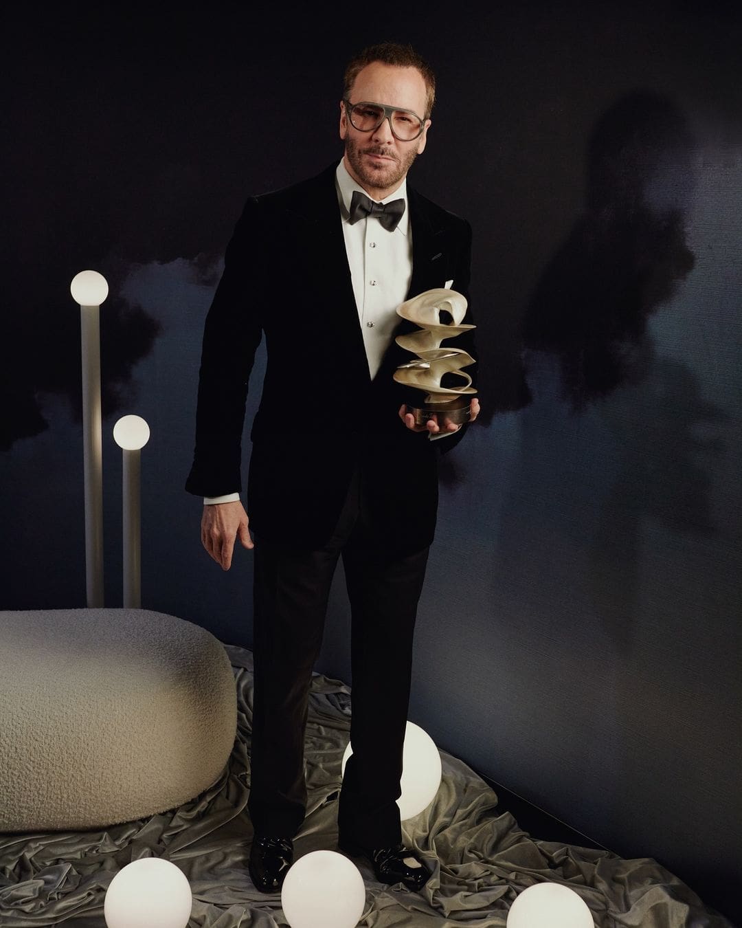 Tom Ford won BFC Award 2024 presented by Anna Wintour