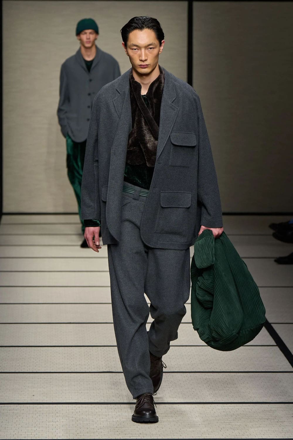 Giorgio Armani Autunno Inverno 2025 2026 Uomo Runway Magazine (10)