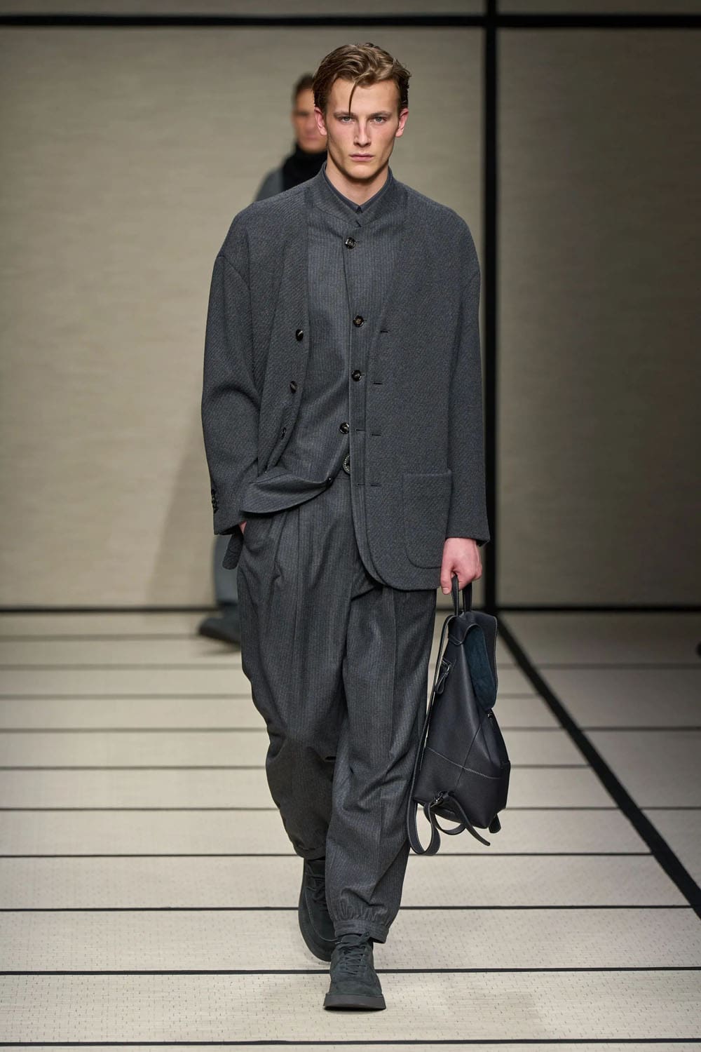 Giorgio Armani Autunno Inverno 2025 2026 Uomo Runway Magazine (24)
