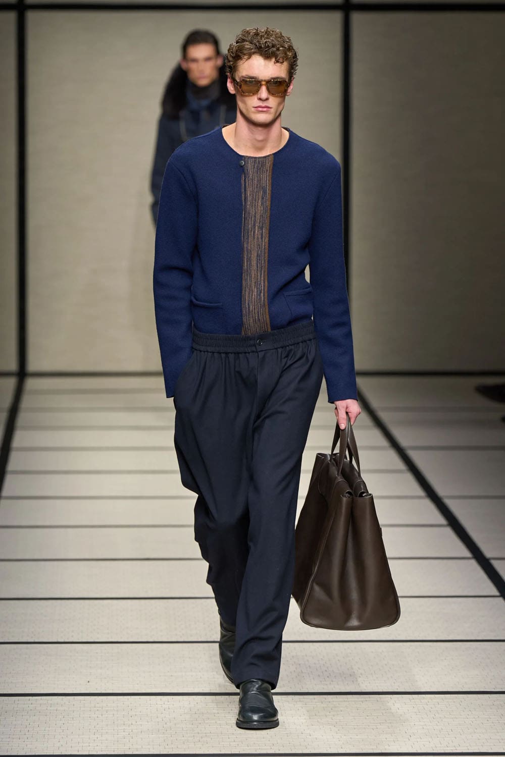 Giorgio Armani Autunno Inverno 2025 2026 Uomo Runway Magazine (68)