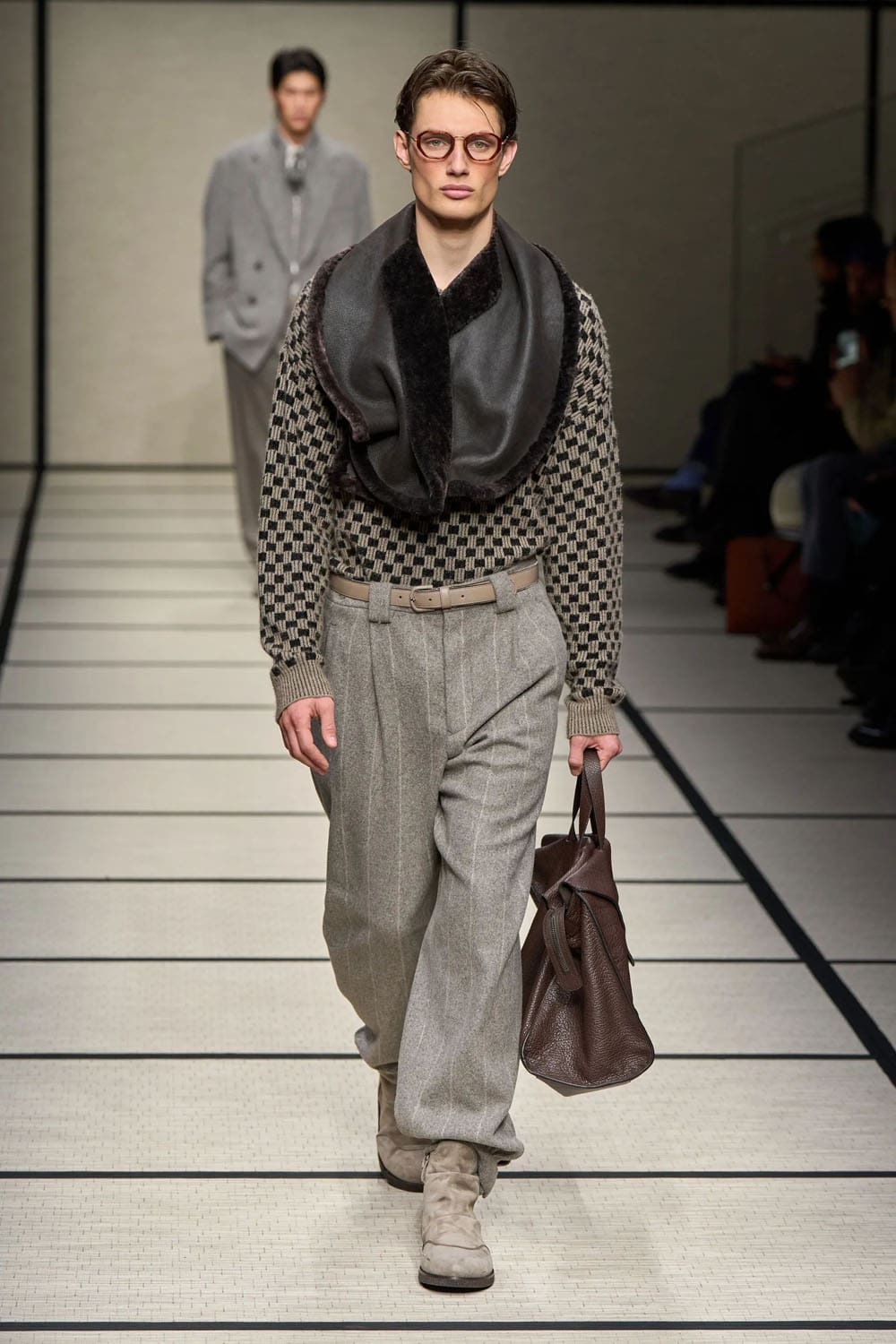 Giorgio Armani Autunno Inverno 2025 2026 Uomo Runway Magazine (79)