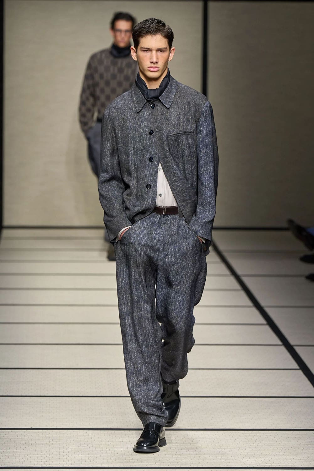 Giorgio Armani Autunno Inverno 2025 2026 Uomo Runway Magazine (84)