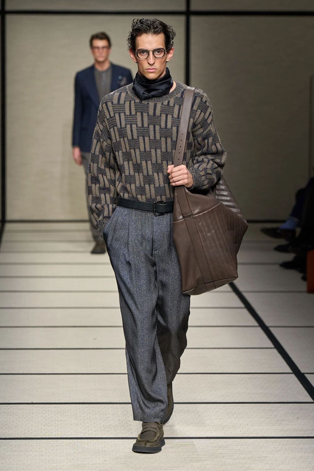 Giorgio Armani Autunno Inverno 2025 2026 Uomo Runway Magazine (85)
