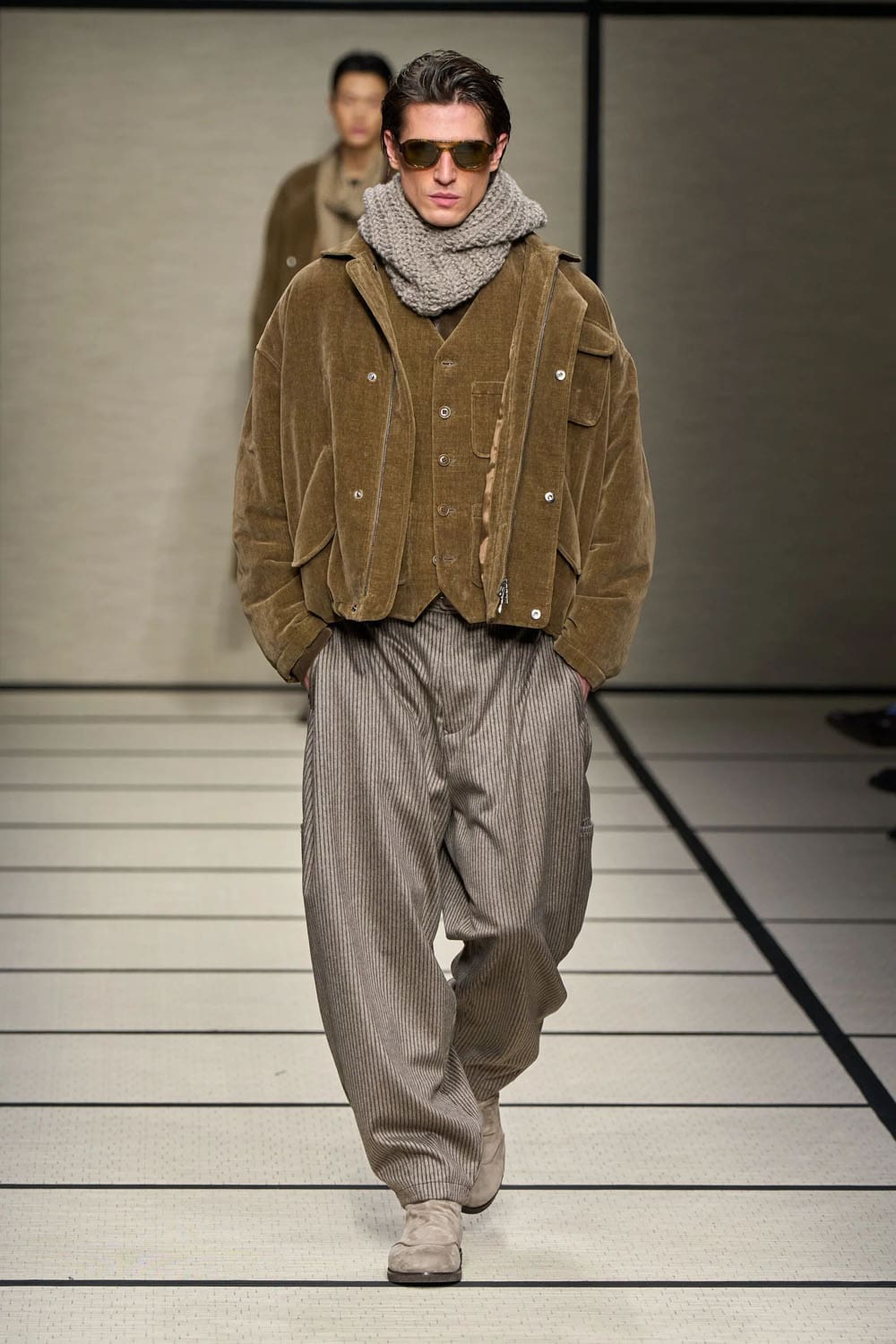 Giorgio Armani Autunno Inverno 2025 2026 Uomo Runway Magazine (93)