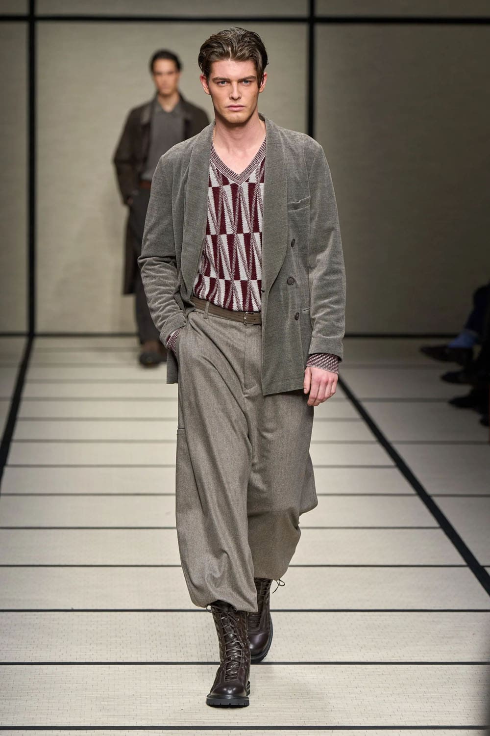 Giorgio Armani Autunno Inverno 2025 2026 Uomo Runway Magazine (98)