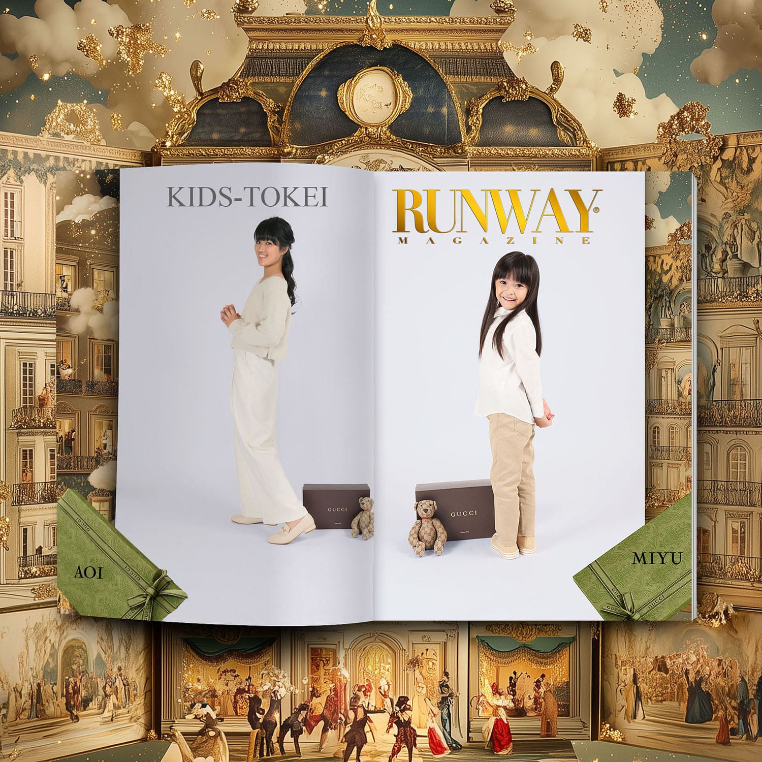 Kids Tokei on Runway Magazine Vol10 2024 7