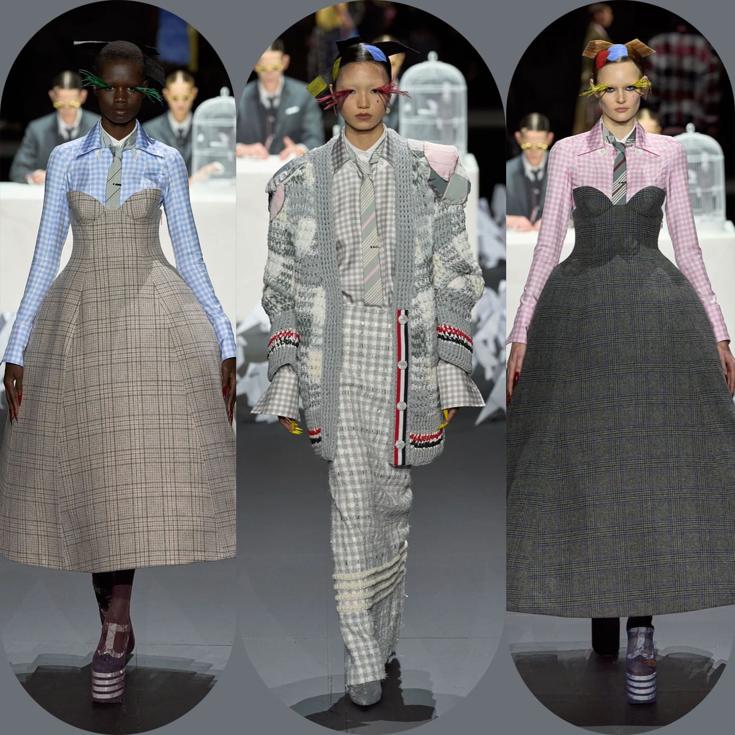 1 Thom Browne Outono Inverno 2025 2026 Nova York Runway revista