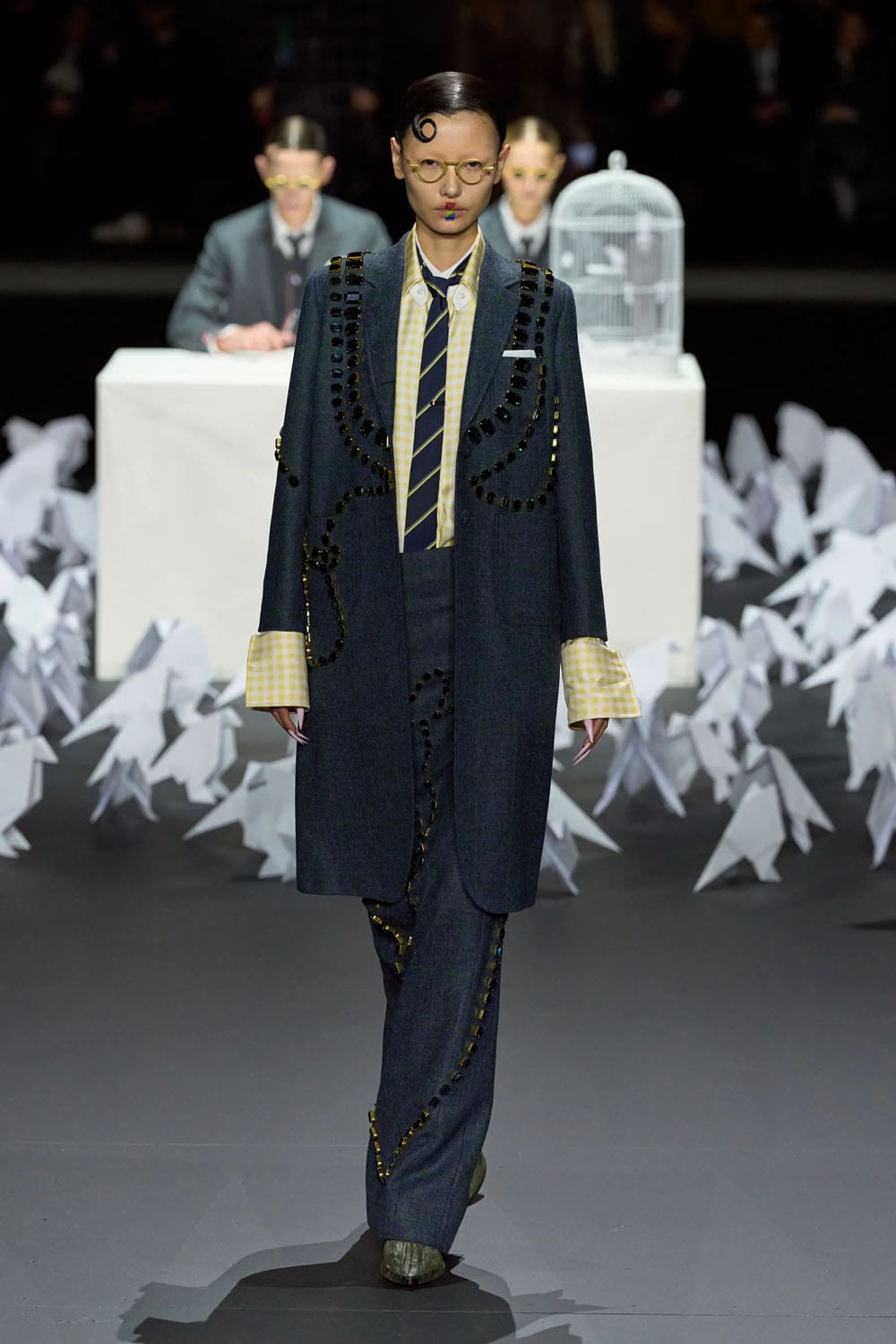 Thom Browne Outono Inverno 2025 2026 Nova York Runway Revista (45)