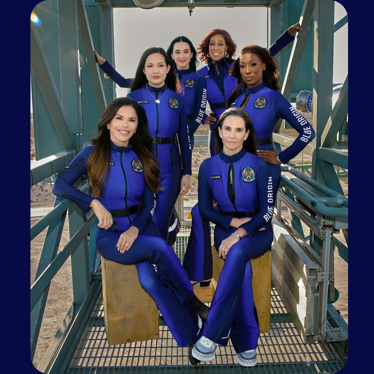 01 Vol entièrement féminin Glam Voyage Blue Origin's NS 31