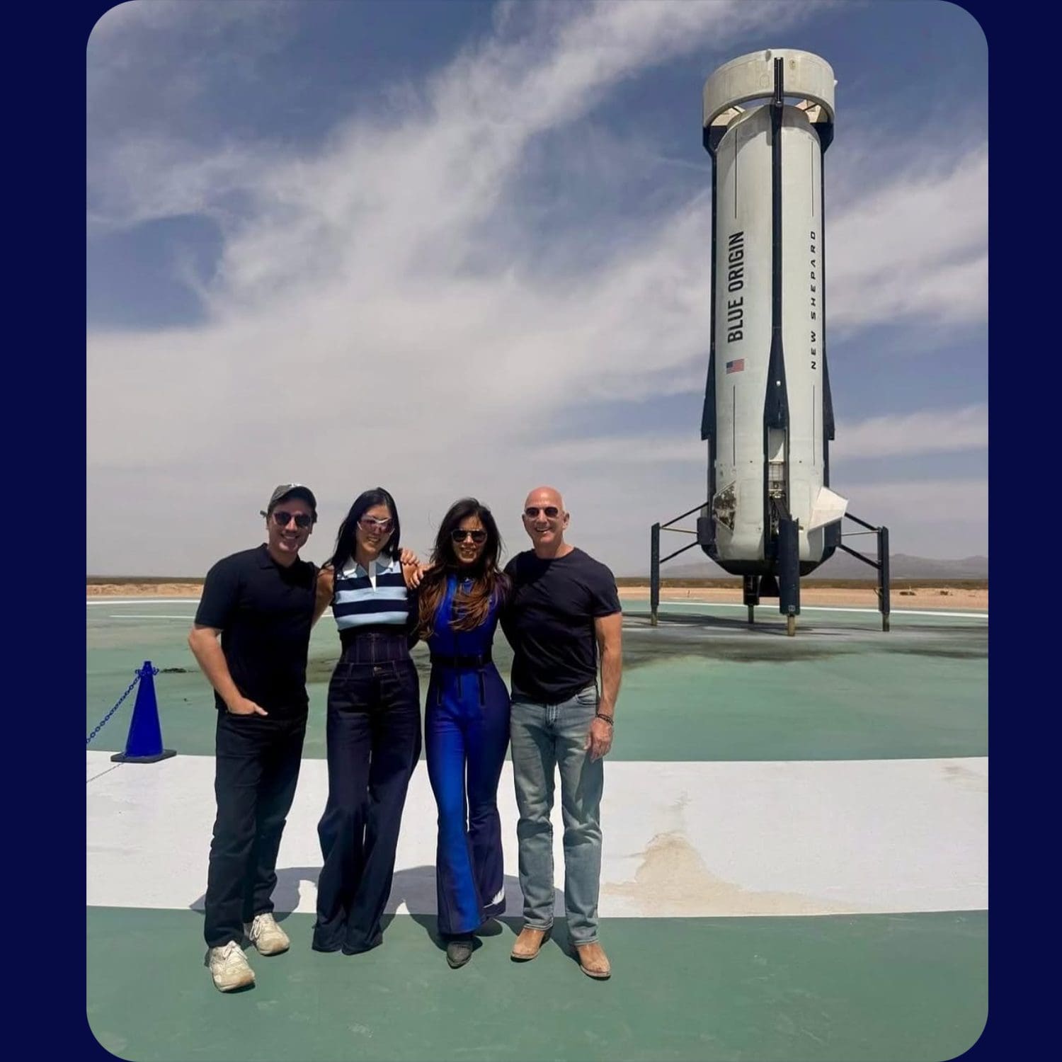 06 Vol entièrement féminin Glam Voyage Blue Origin's NS 31