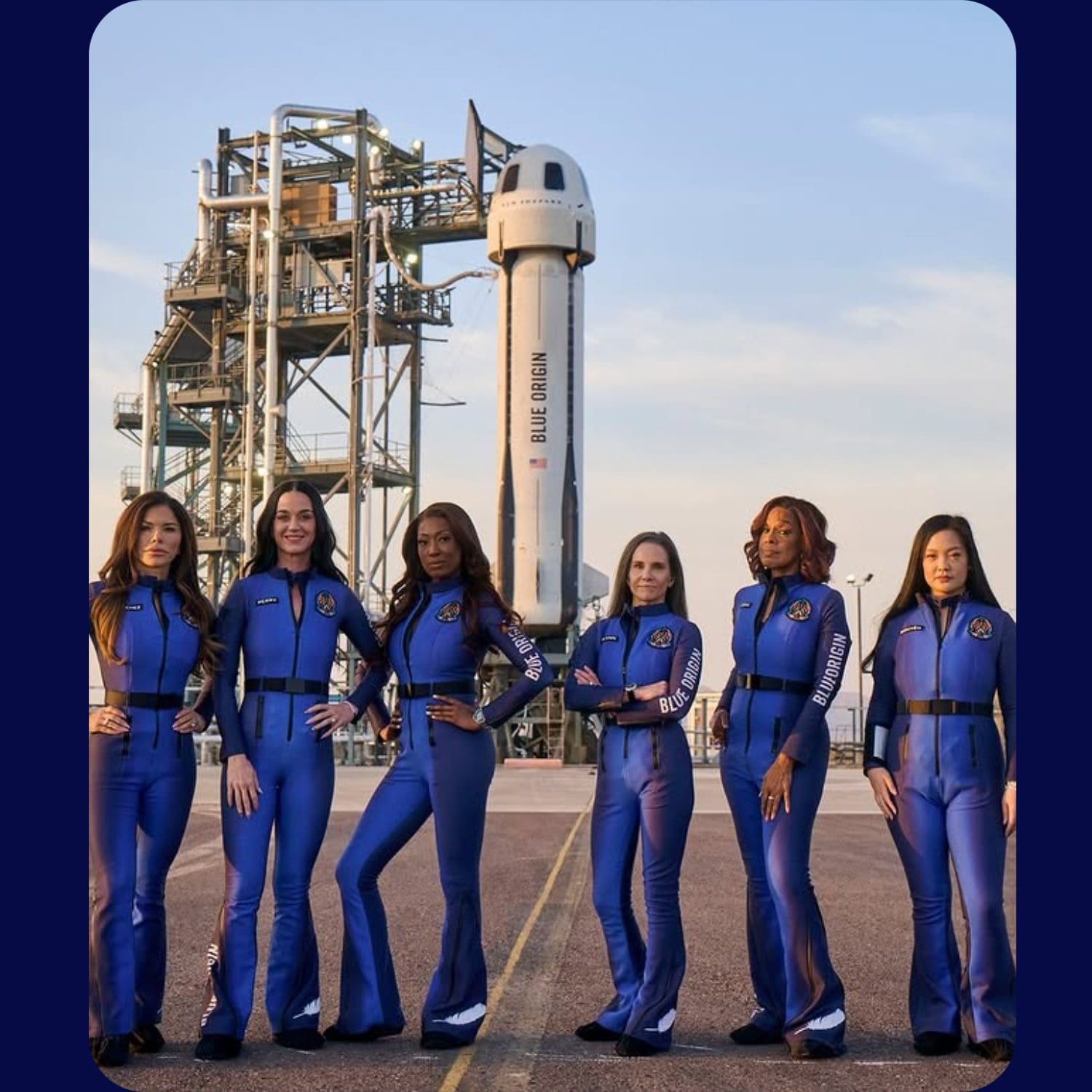 07 Vol entièrement féminin Glam Voyage Blue Origin's NS 31