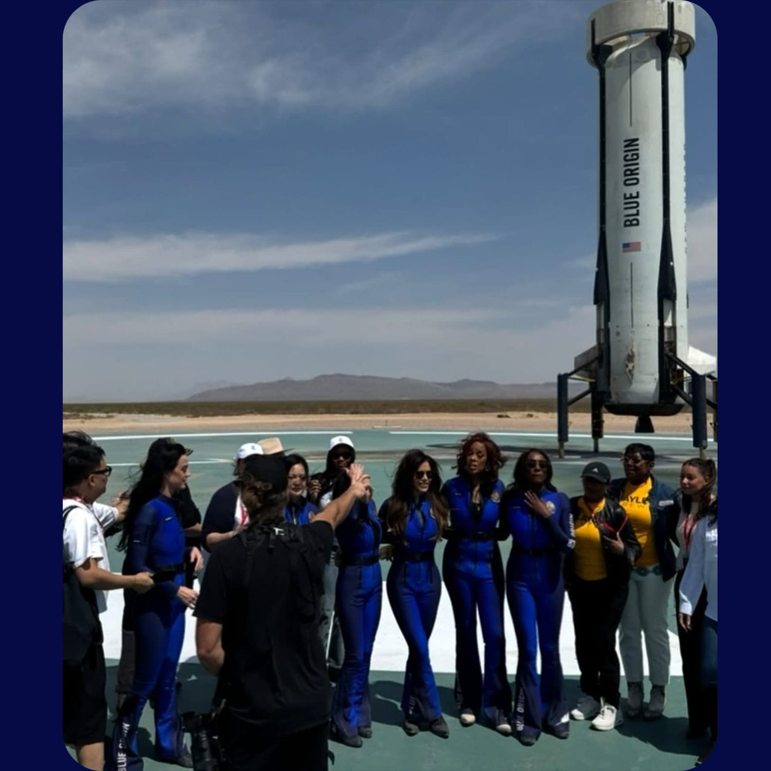 08 Vol entièrement féminin Glam Voyage Blue Origin's NS 31