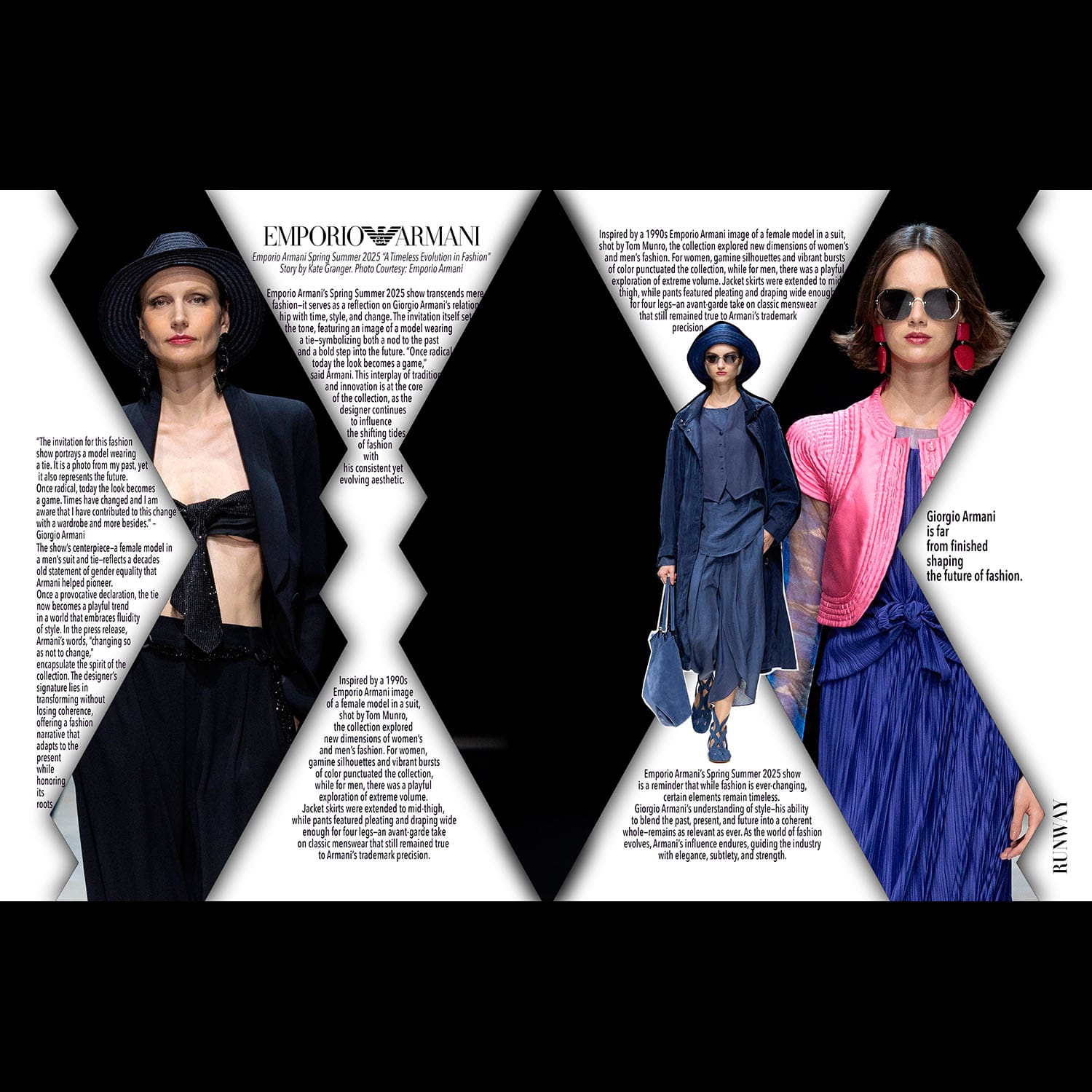 9 Runway Couverture du magazine Printemps Été 2025 Édition imprimée