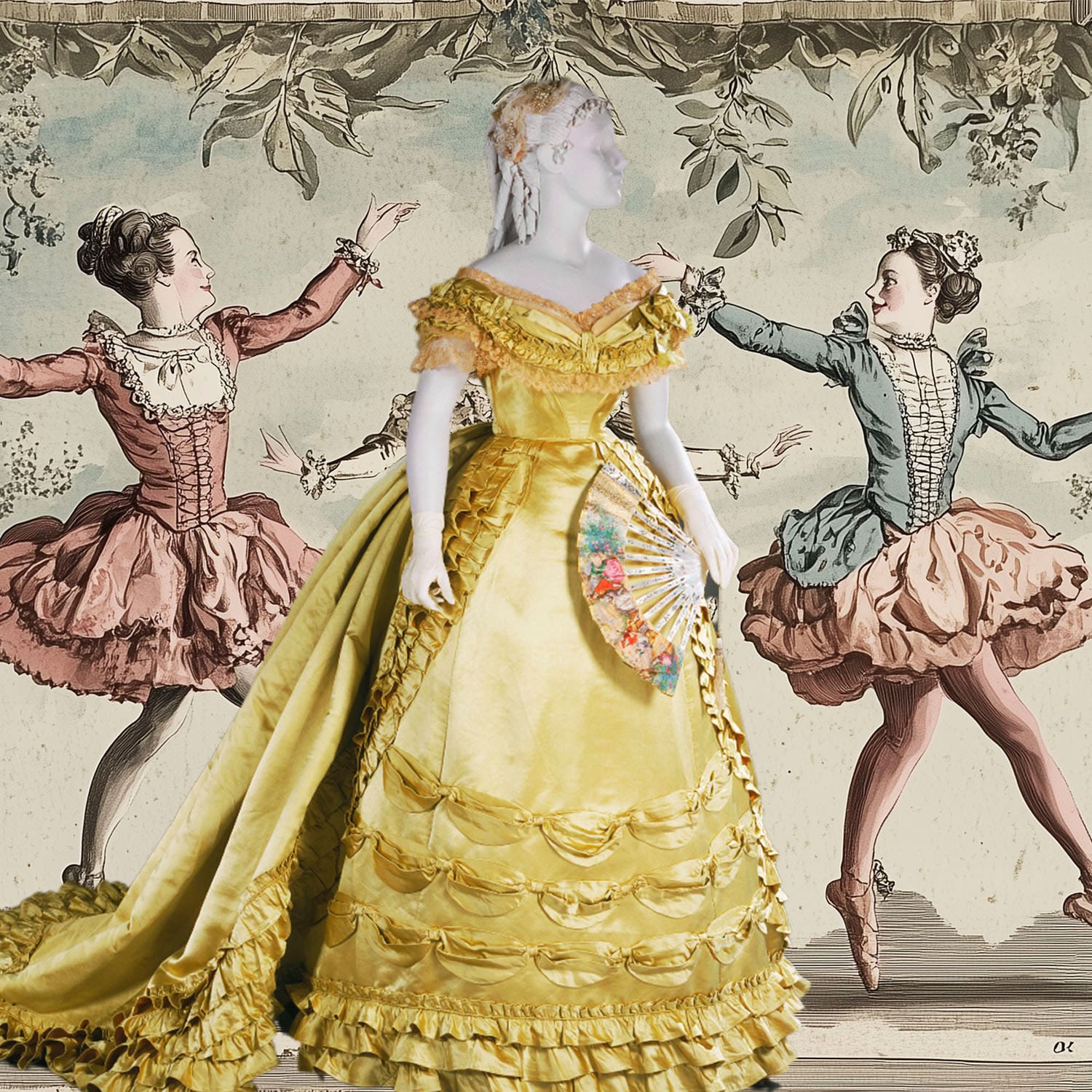 07 Charles Frederick Worth et Bobergh, Gwon 1866-1868