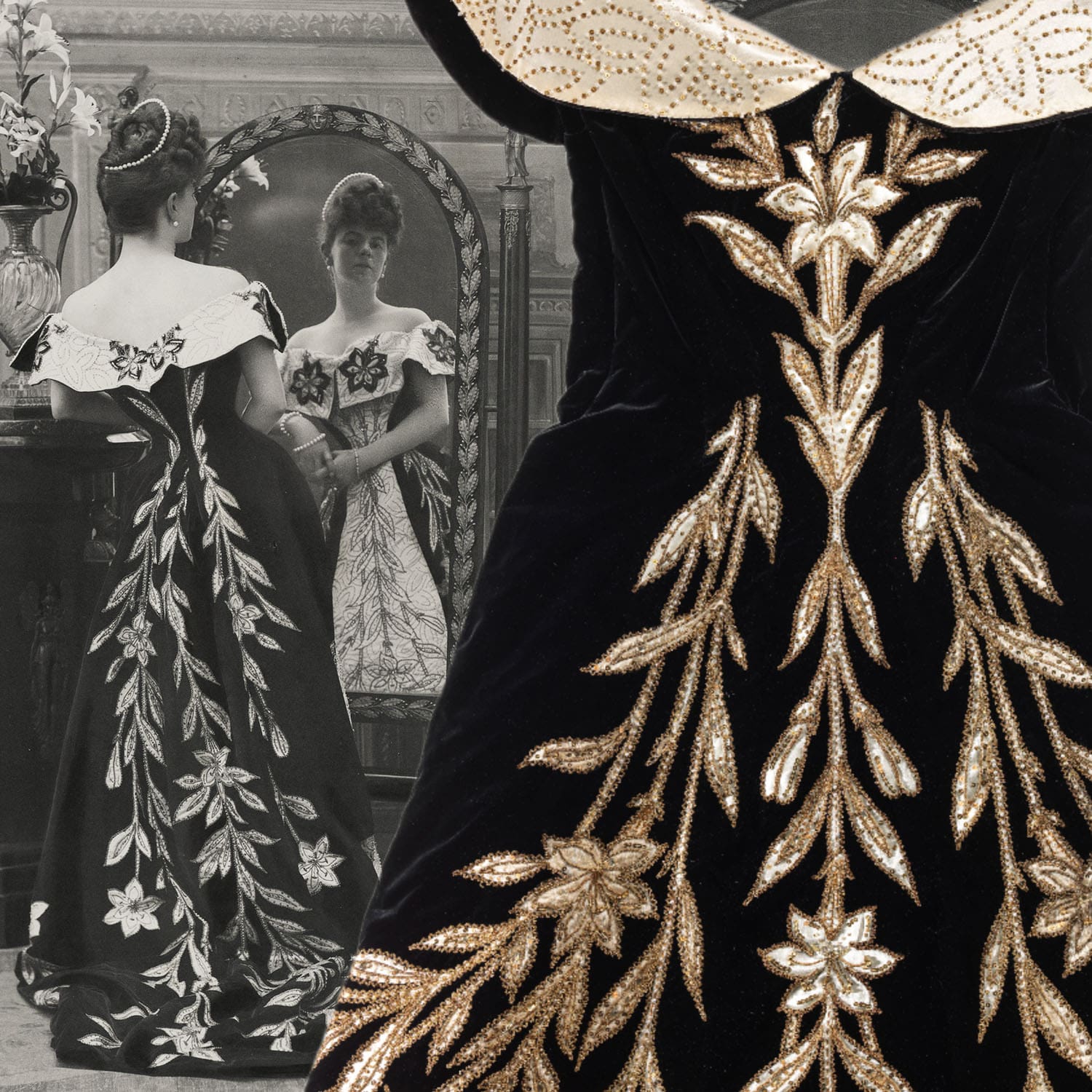 15 Charles Frederick Worth, Countess Greffulhe, Gown aux lys
