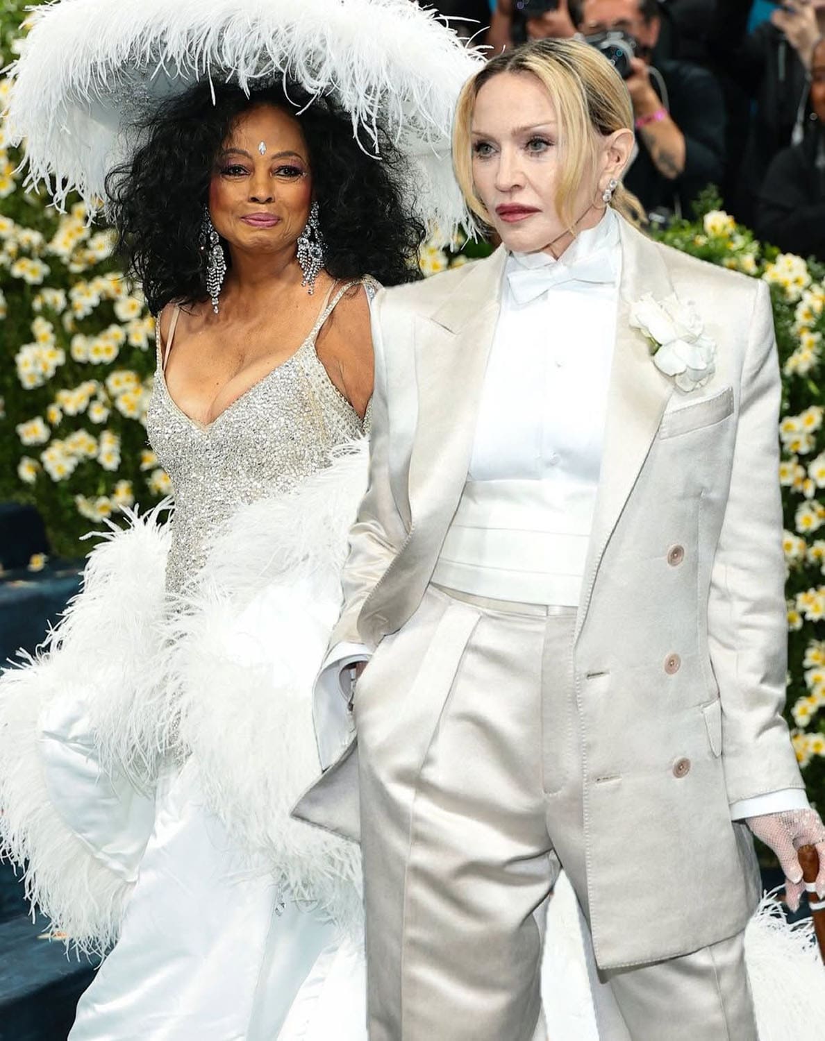 Diana Ross and Madonna at Met Gala 2025