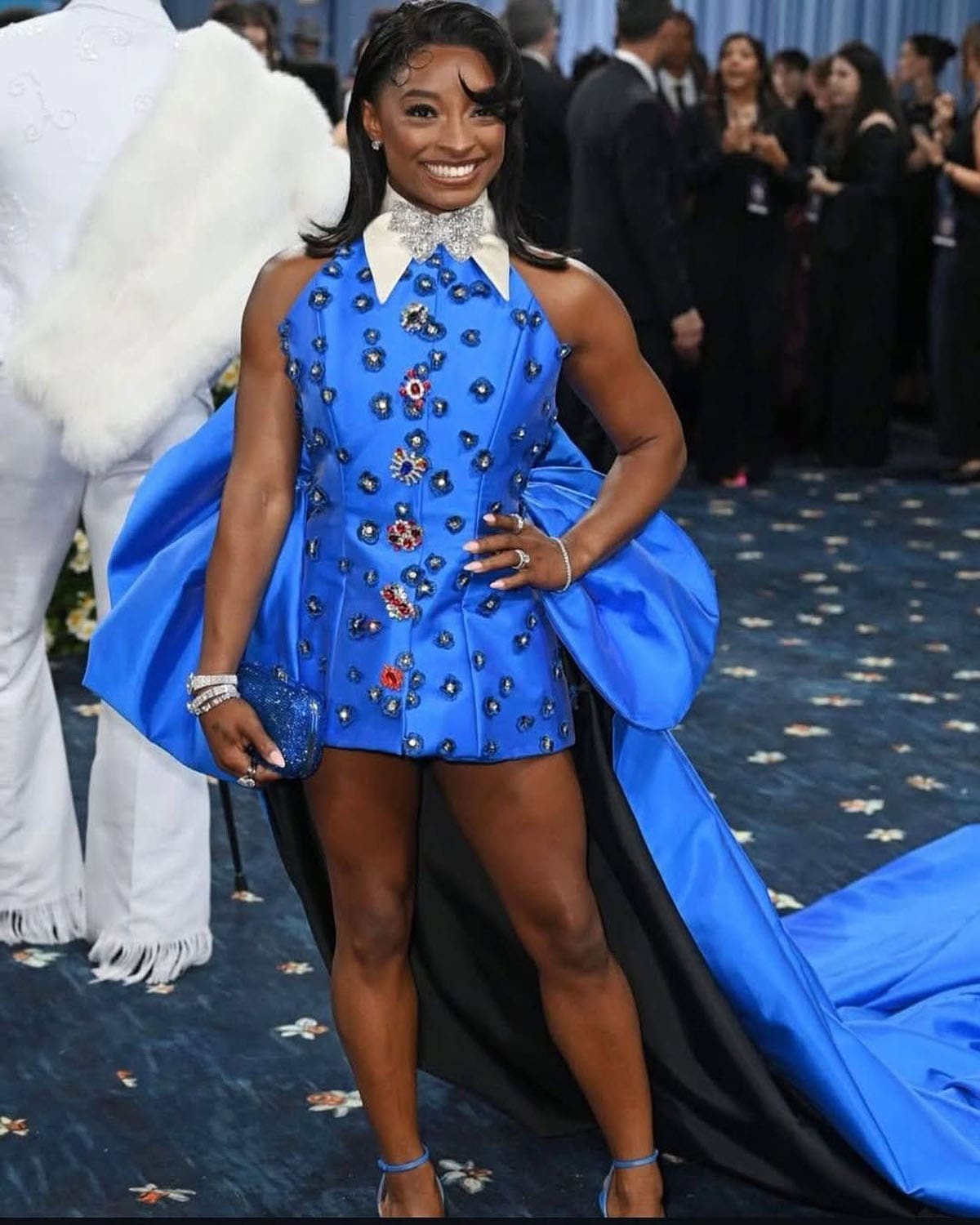 Simone Biles wears Harbison Studio at Met Gala 2025 1