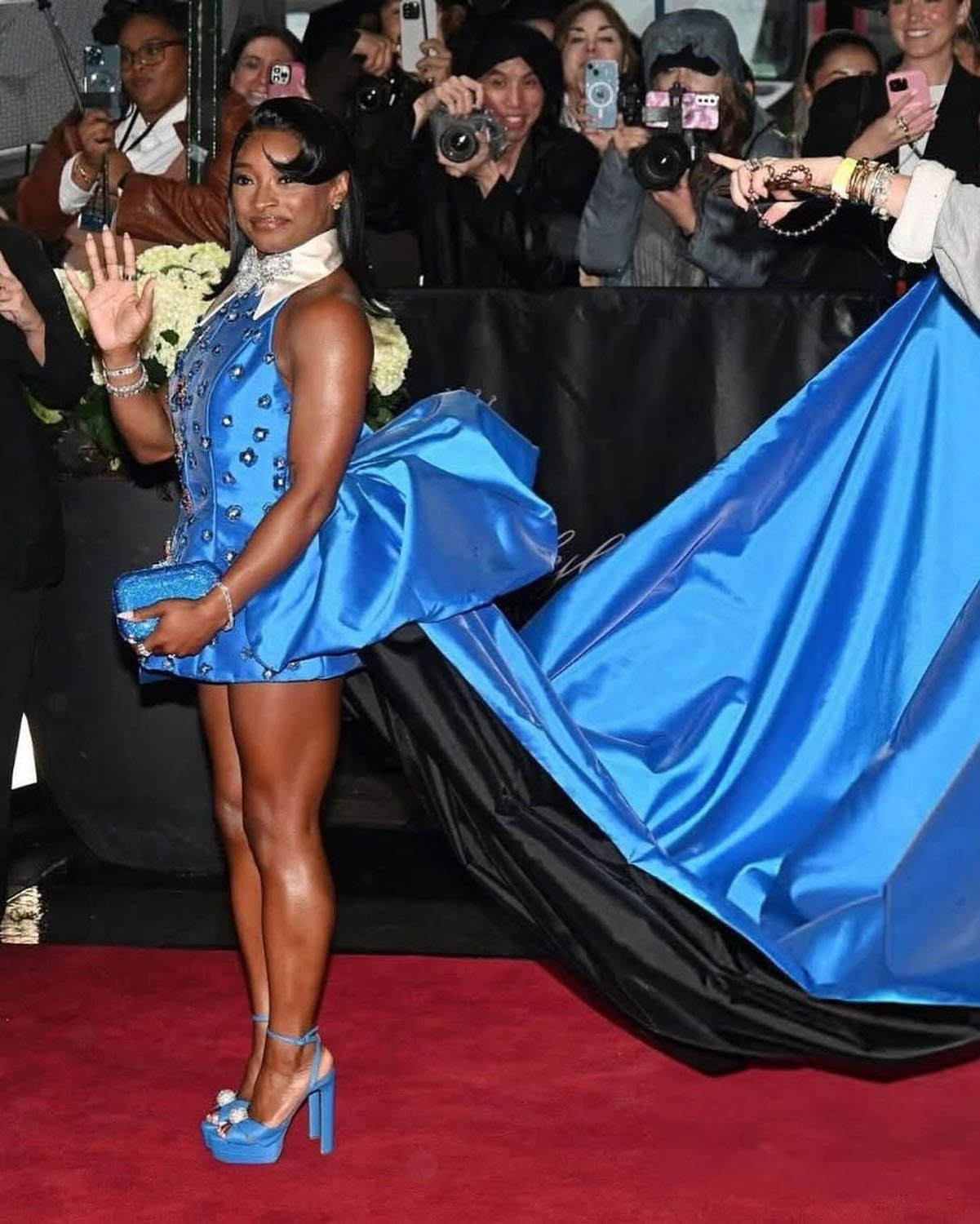 Simone Biles wears Harbison Studio at Met Gala 2025 2