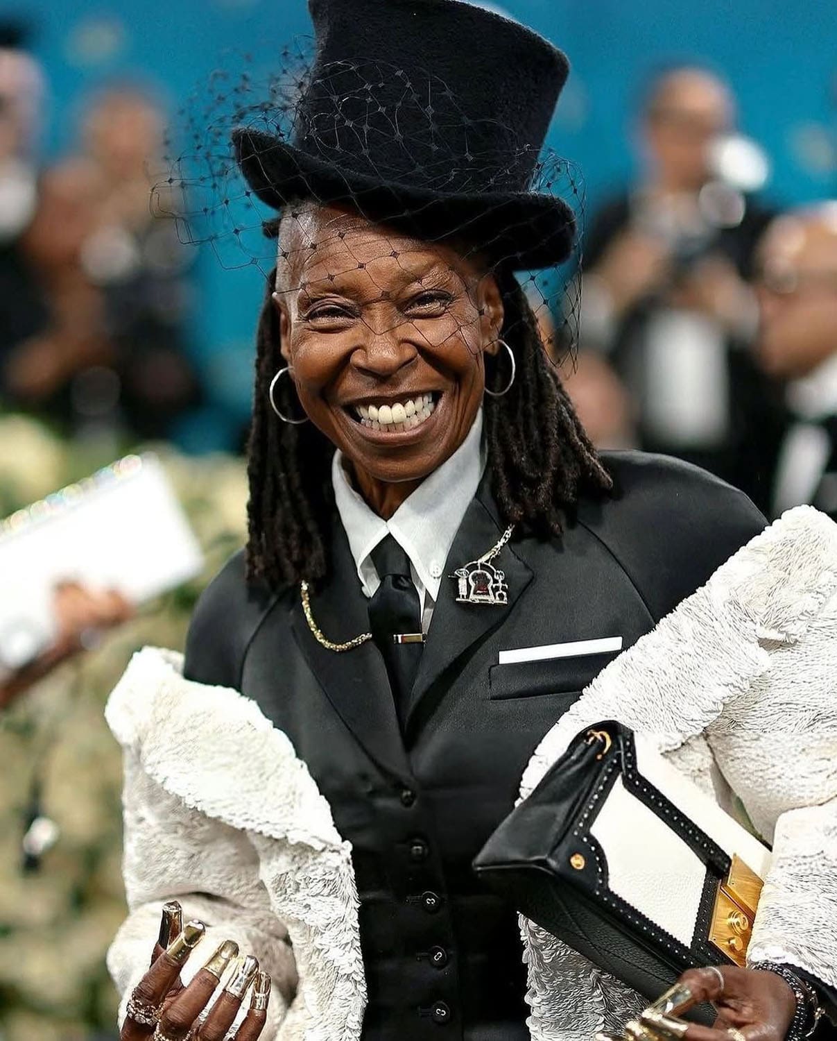 Whoopi Goldberg in Thom Browne at Met Gala 2025 2