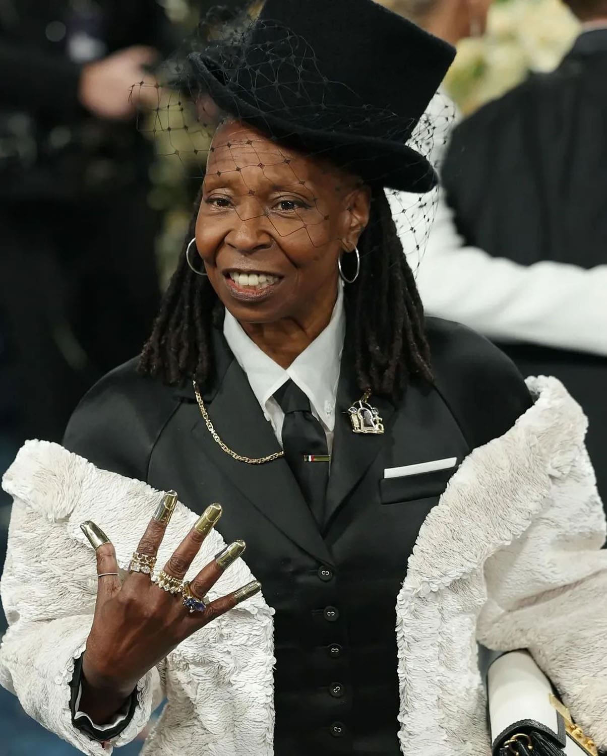 Whoopi Goldberg in Thom Browne at Met Gala 2025 5